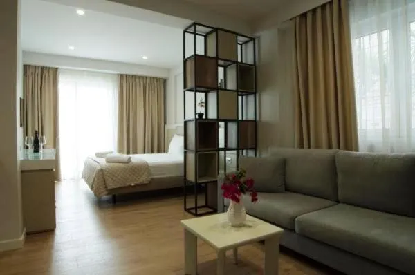 Bed in Hotel Vila Kalcuni Sarande