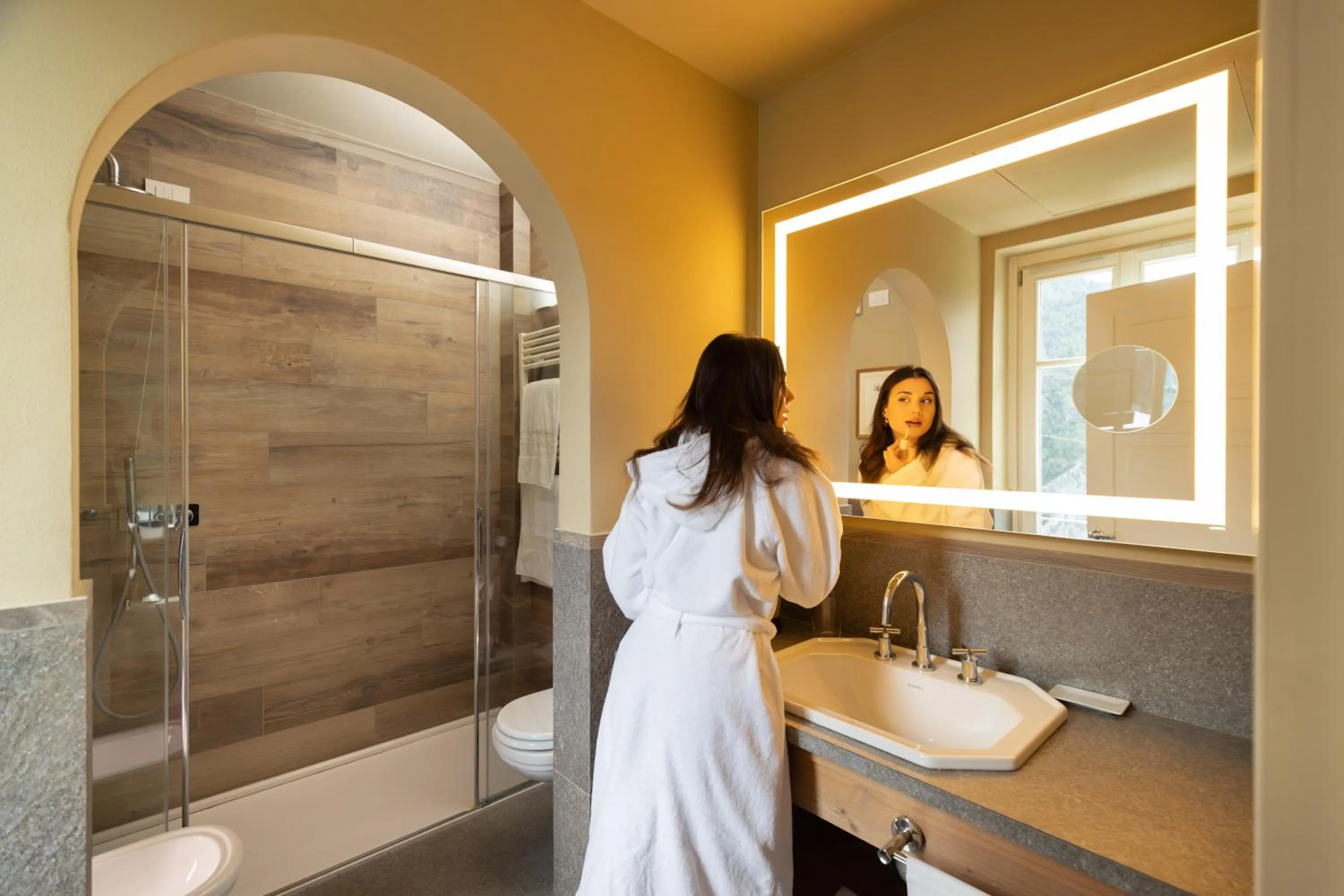 Bathroom in QC Hotel Bagni Vecchi