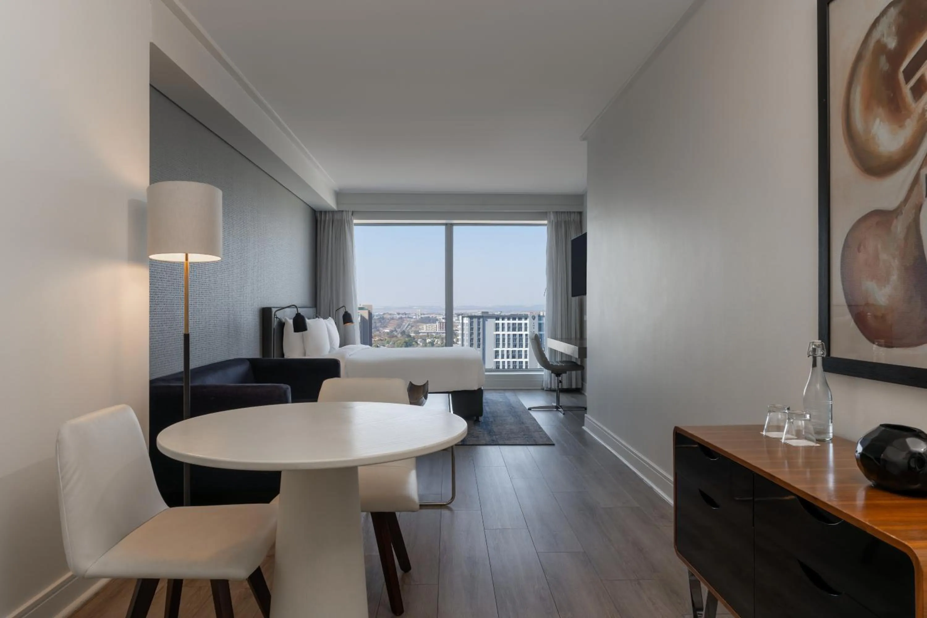 Bed in Radisson Blu Gautrain Hotel, Sandton Johannesburg