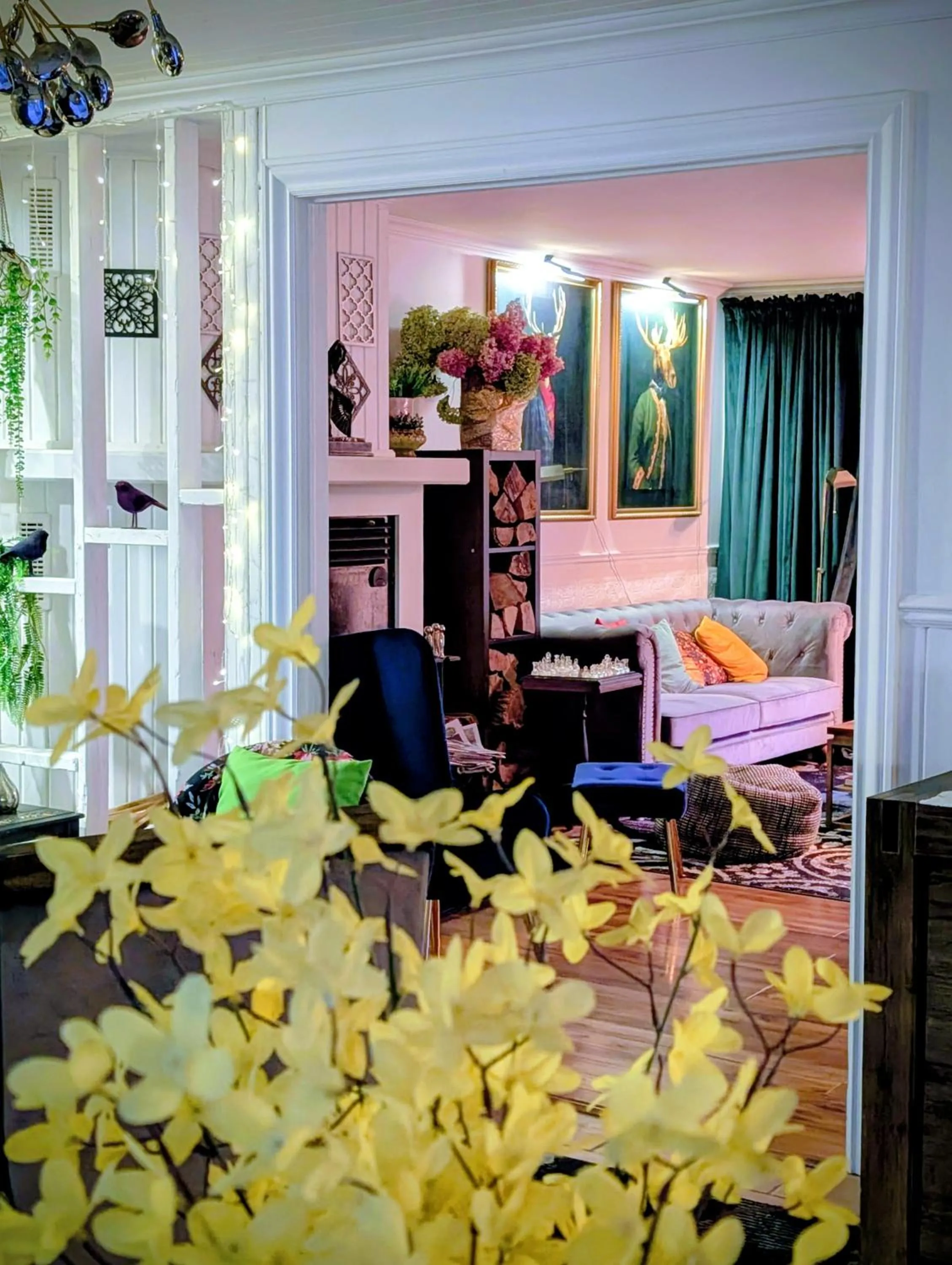 Living room in La Tremblante