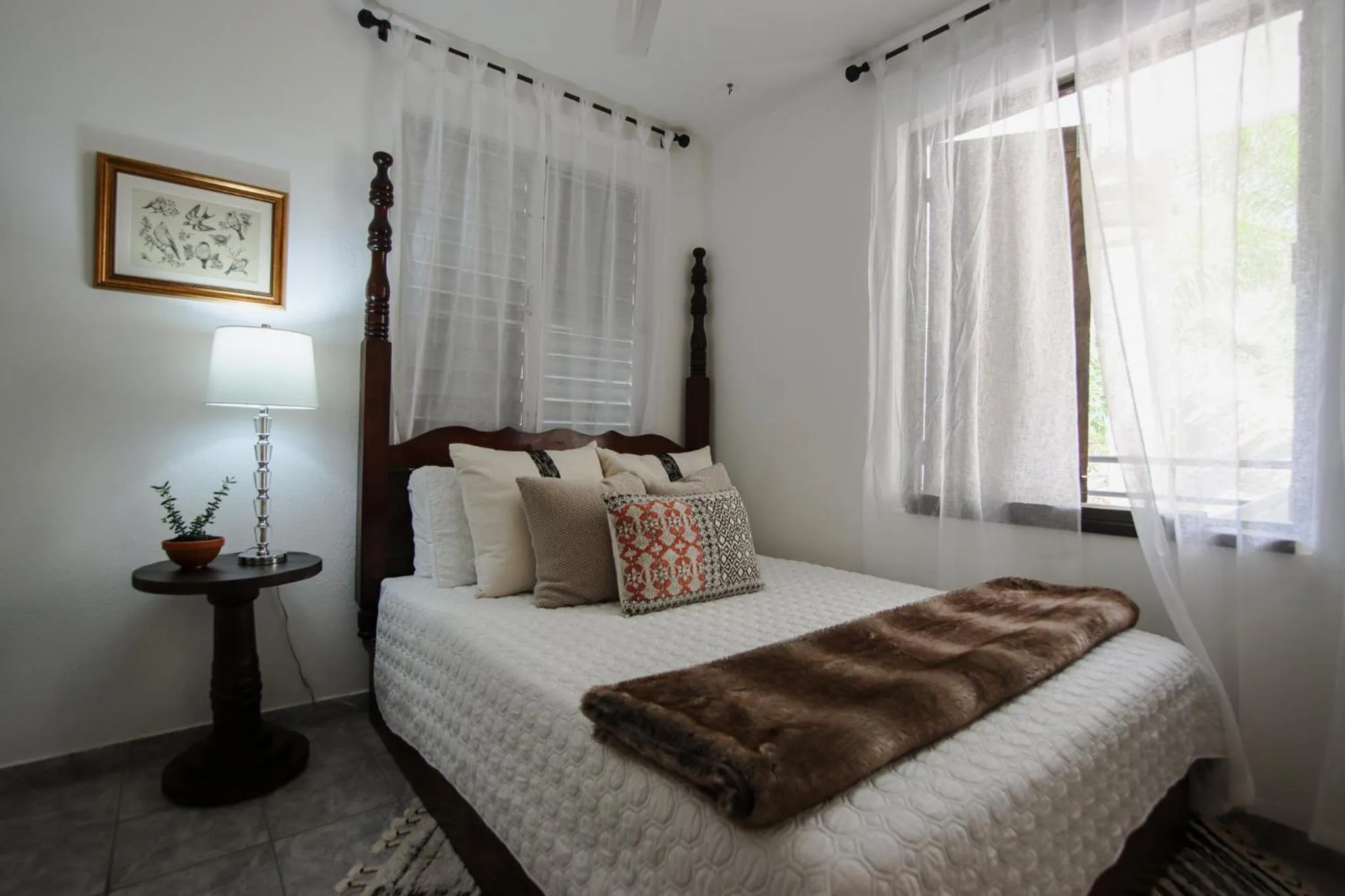 View (from property/room), Bed in Hacienda Tres Casitas