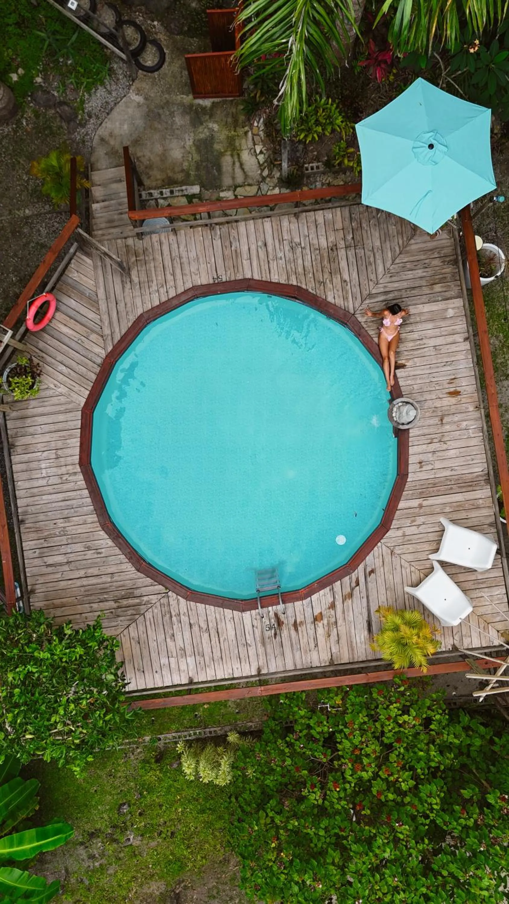 Swimming pool in Hacienda Tres Casitas