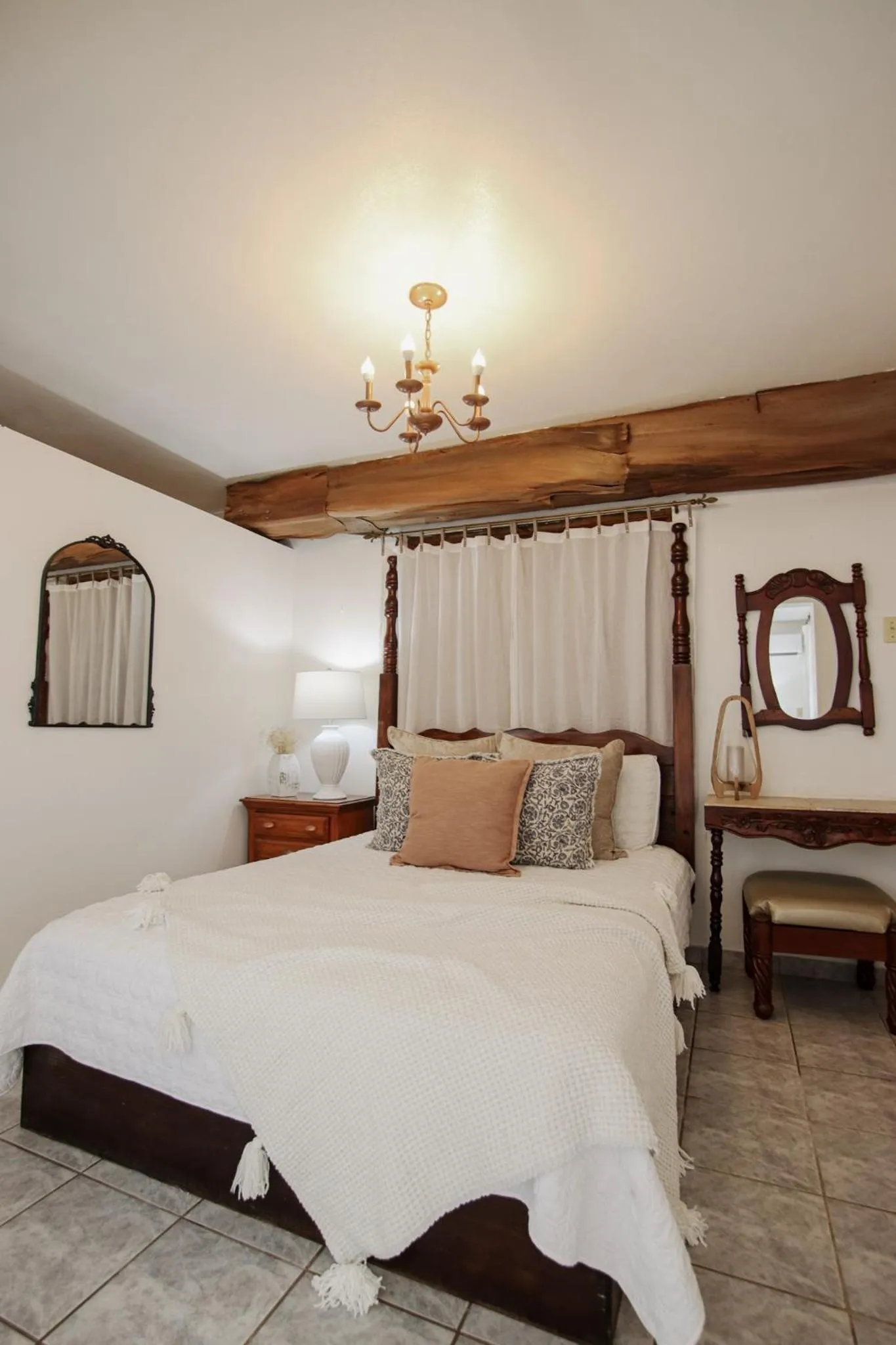 View (from property/room), Bed in Hacienda Tres Casitas