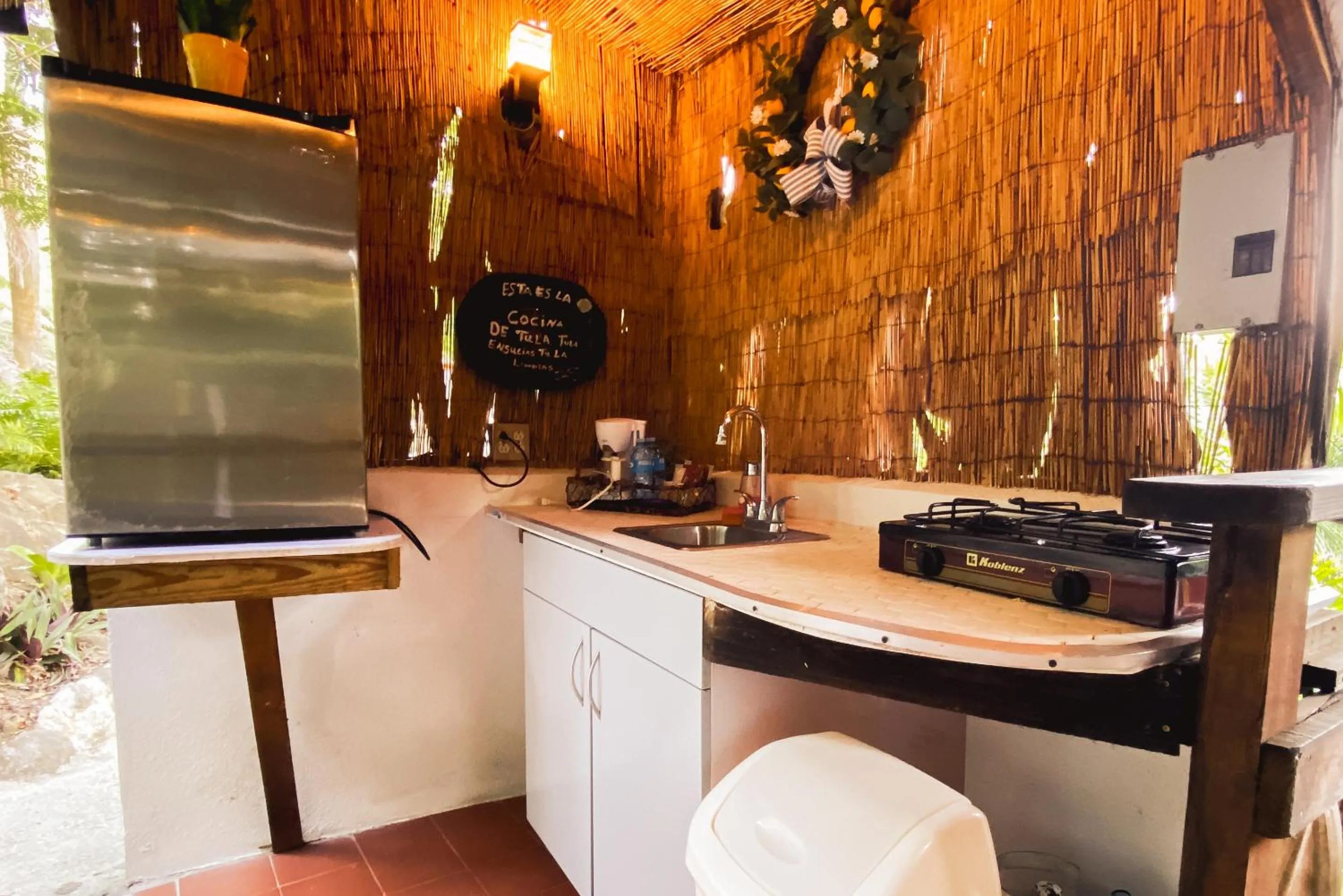 Kitchen or kitchenette in Hacienda Tres Casitas