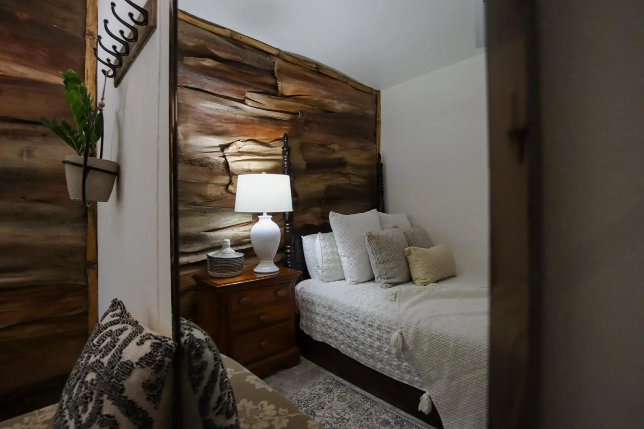 View (from property/room), Bed in Hacienda Tres Casitas