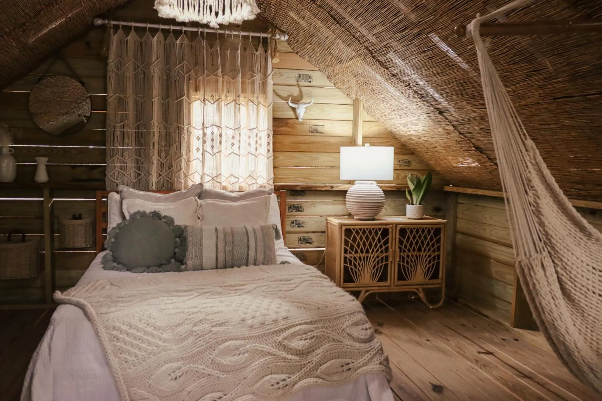 View (from property/room), Bed in Hacienda Tres Casitas