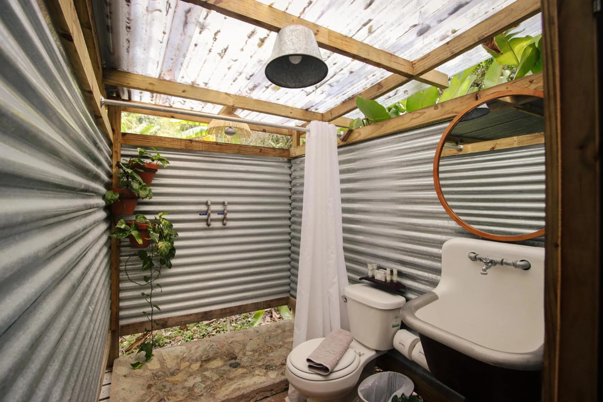 Shower in Hacienda Tres Casitas
