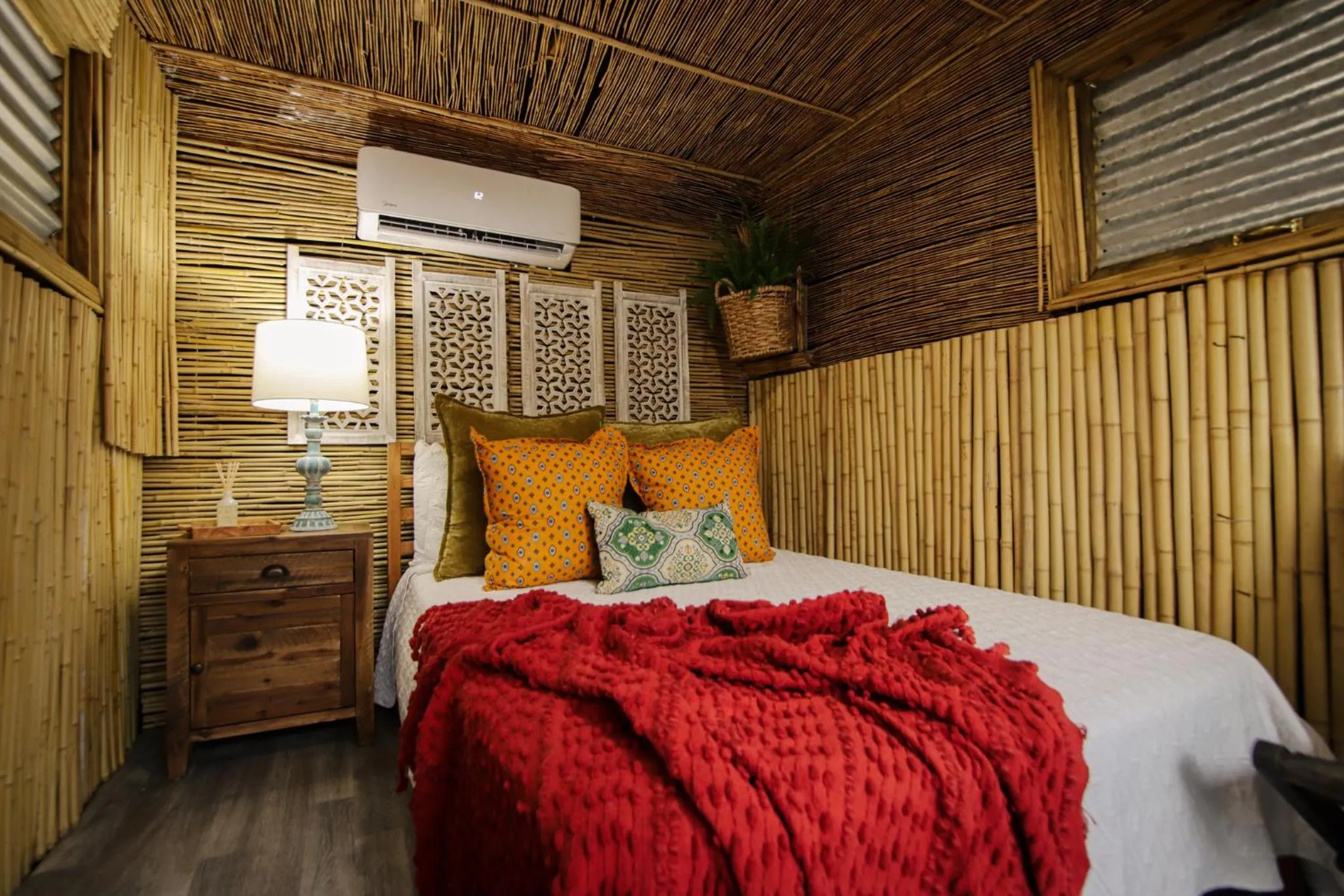 View (from property/room), Bed in Hacienda Tres Casitas