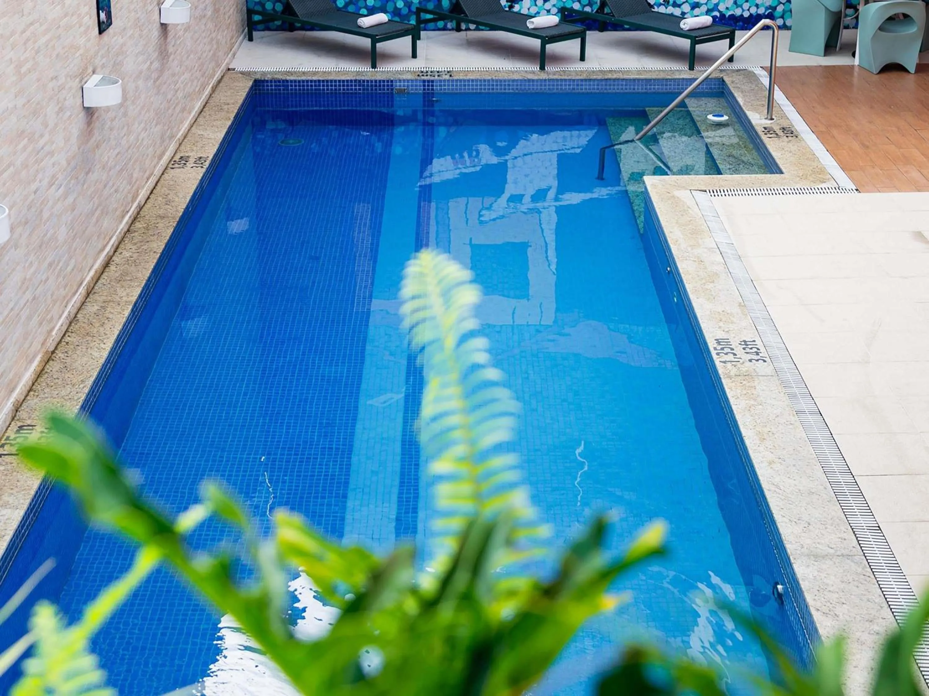 Pool view in ibis Styles Belem Nazare