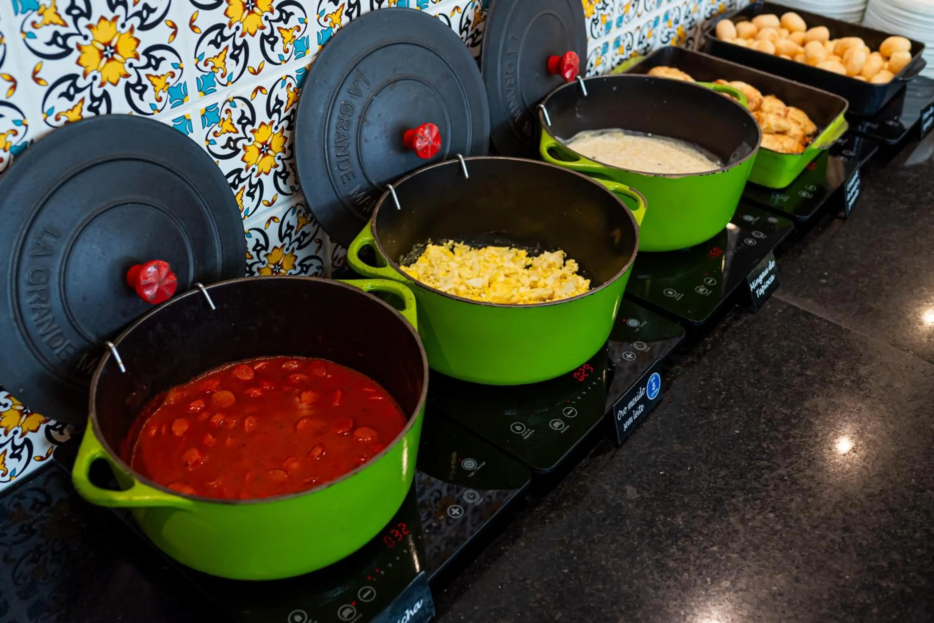 Buffet breakfast in ibis Styles Belem Nazare