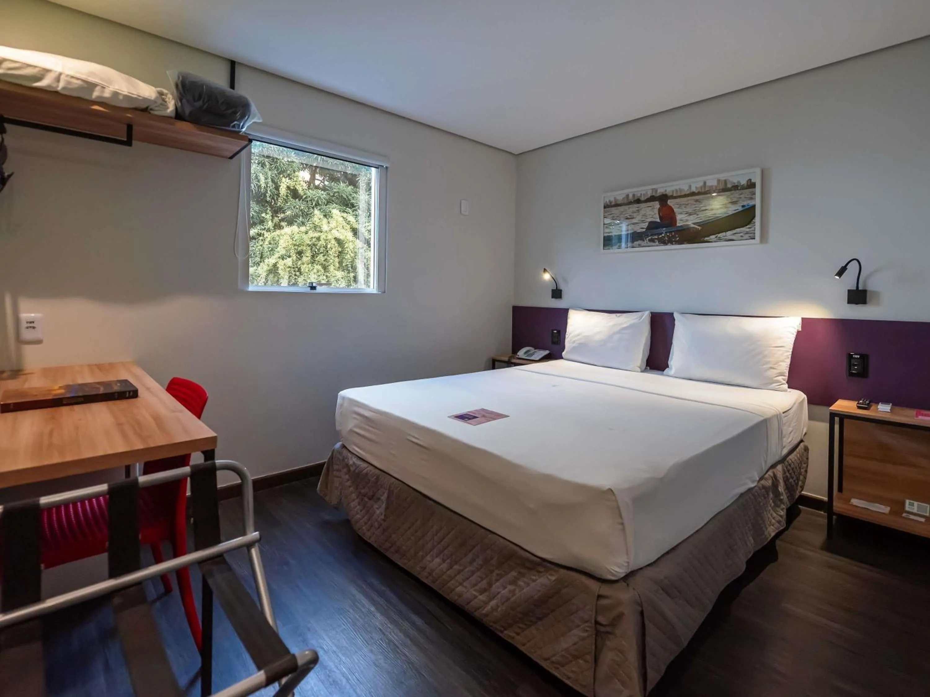 Bedroom, Bed in ibis Styles Belem Nazare