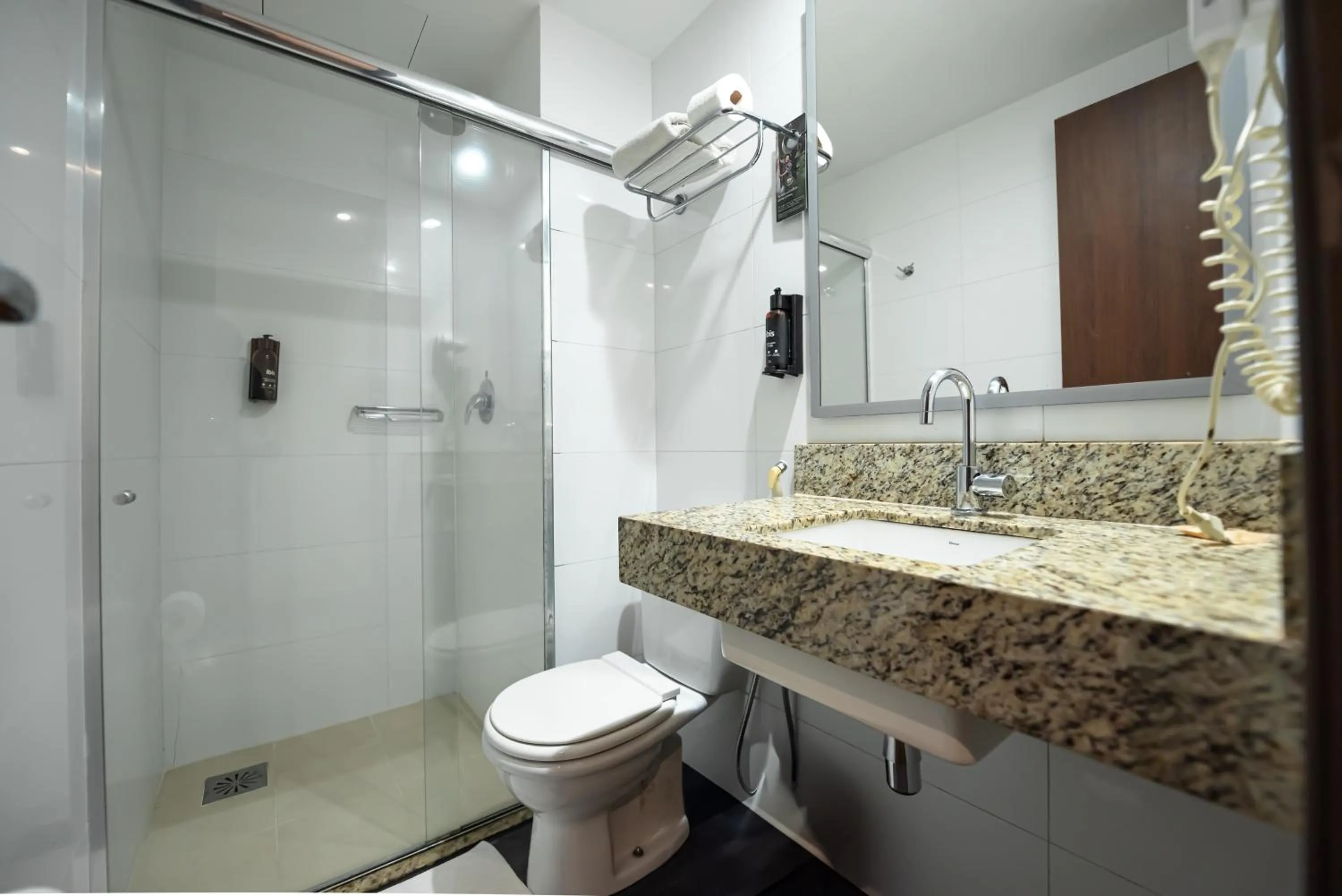 Bathroom in ibis Styles Belem Nazare