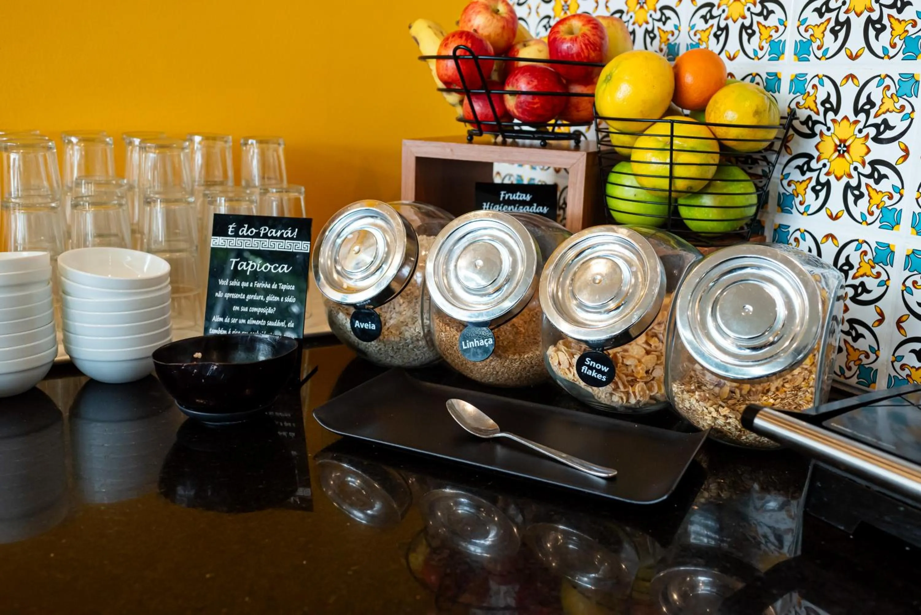 Buffet breakfast in ibis Styles Belem Nazare