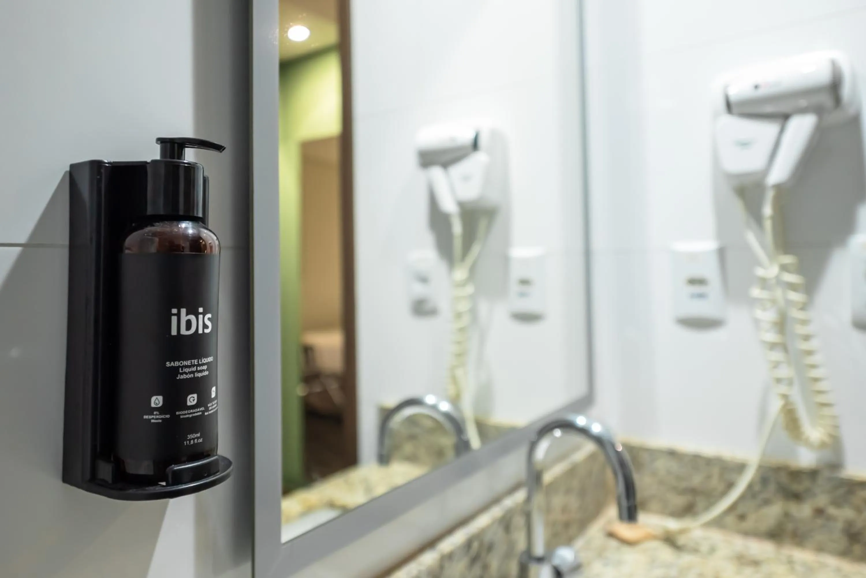 Bathroom in ibis Styles Belem Nazare