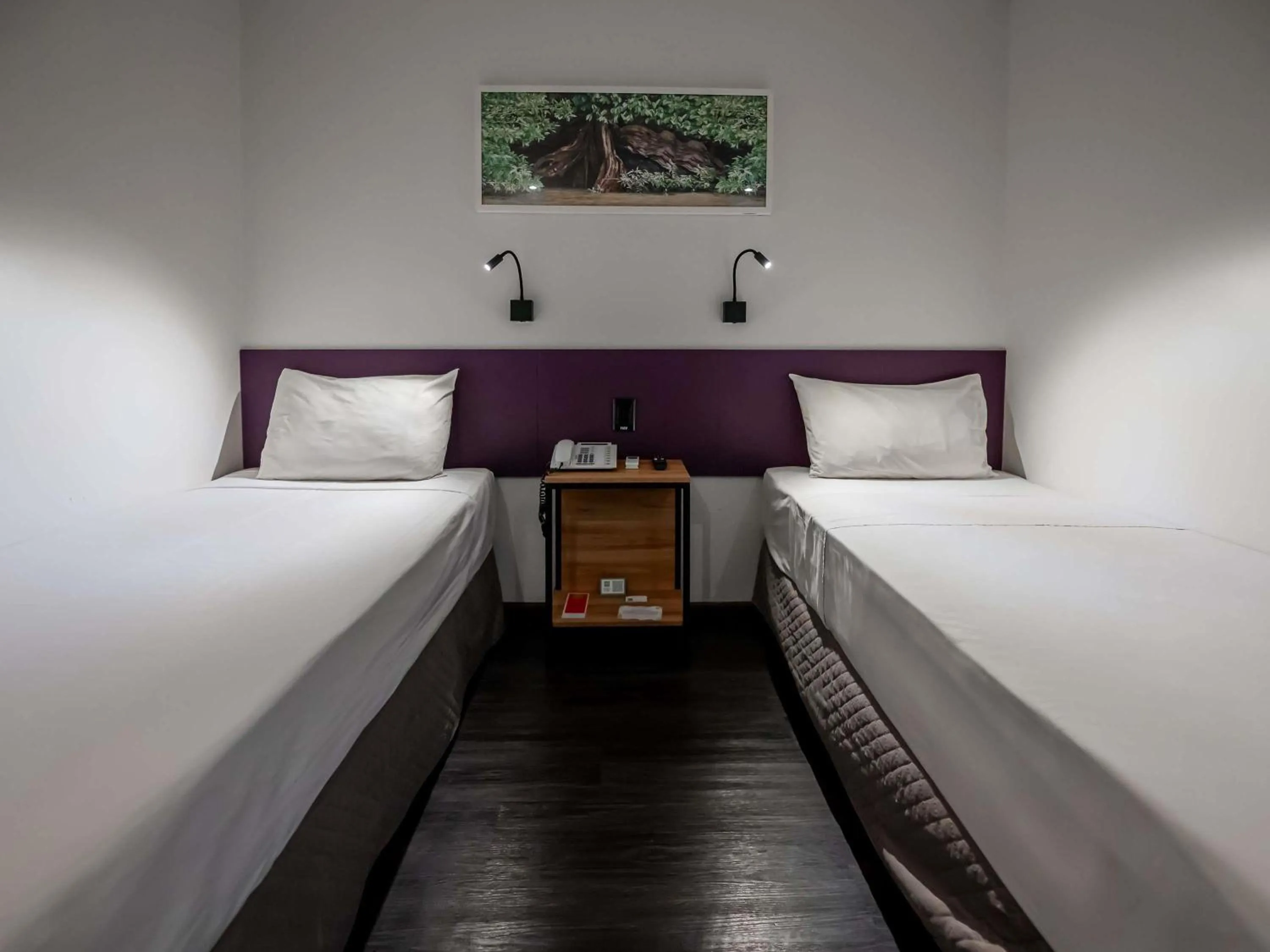 Bedroom, Bed in ibis Styles Belem Nazare
