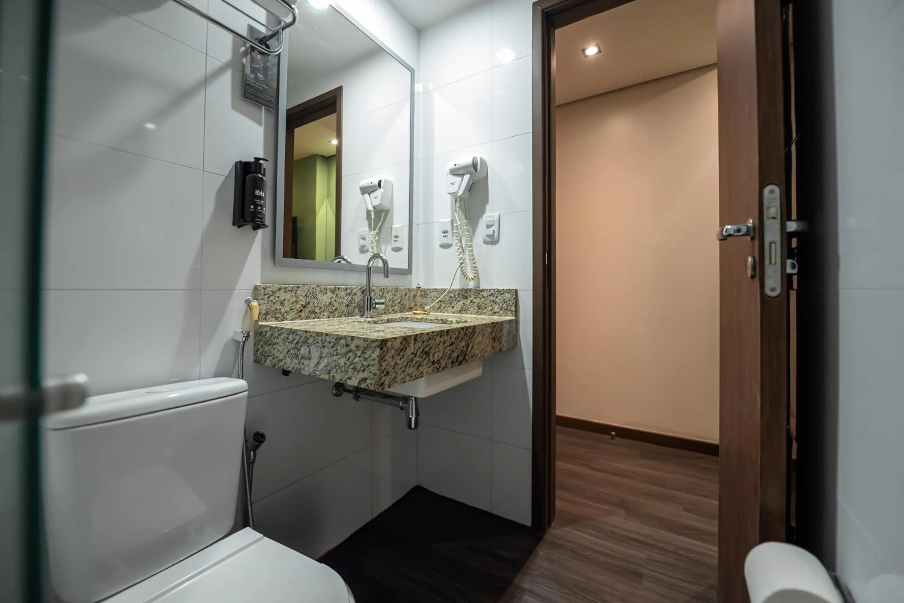 Bathroom in ibis Styles Belem Nazare