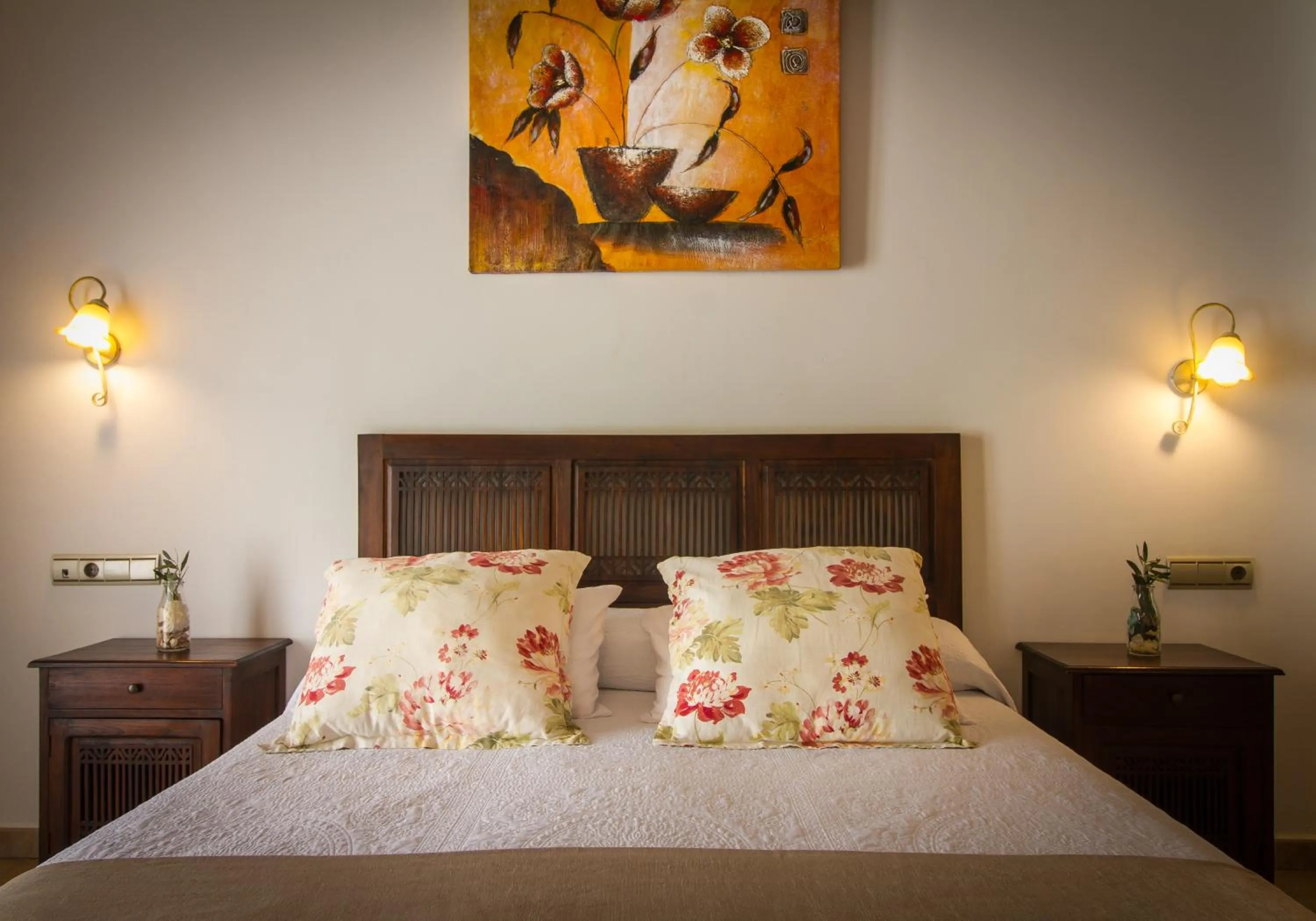 Decorative detail, Bed in Hotel Tossal d'Altea