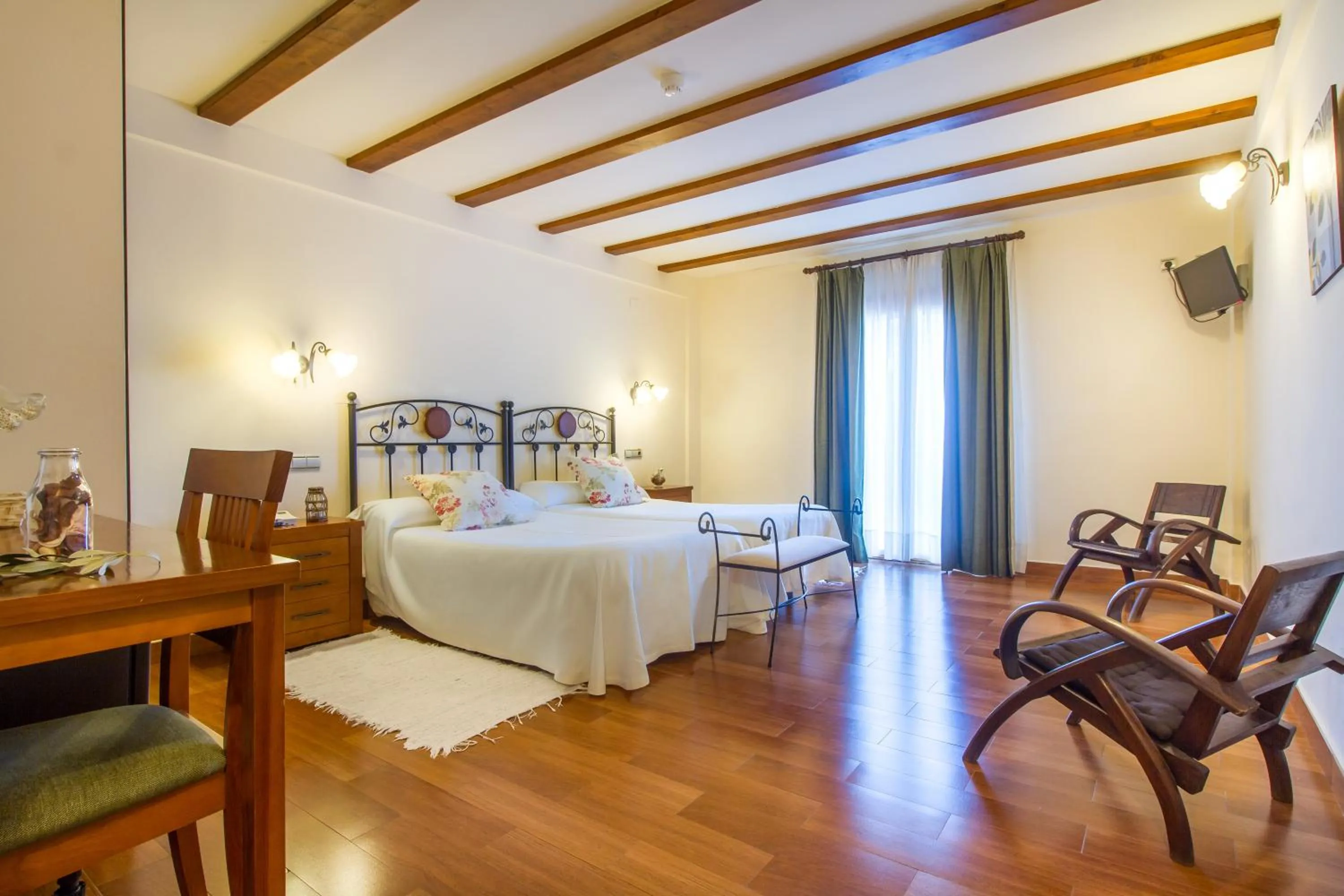 Decorative detail, Bed in Hotel Tossal d'Altea