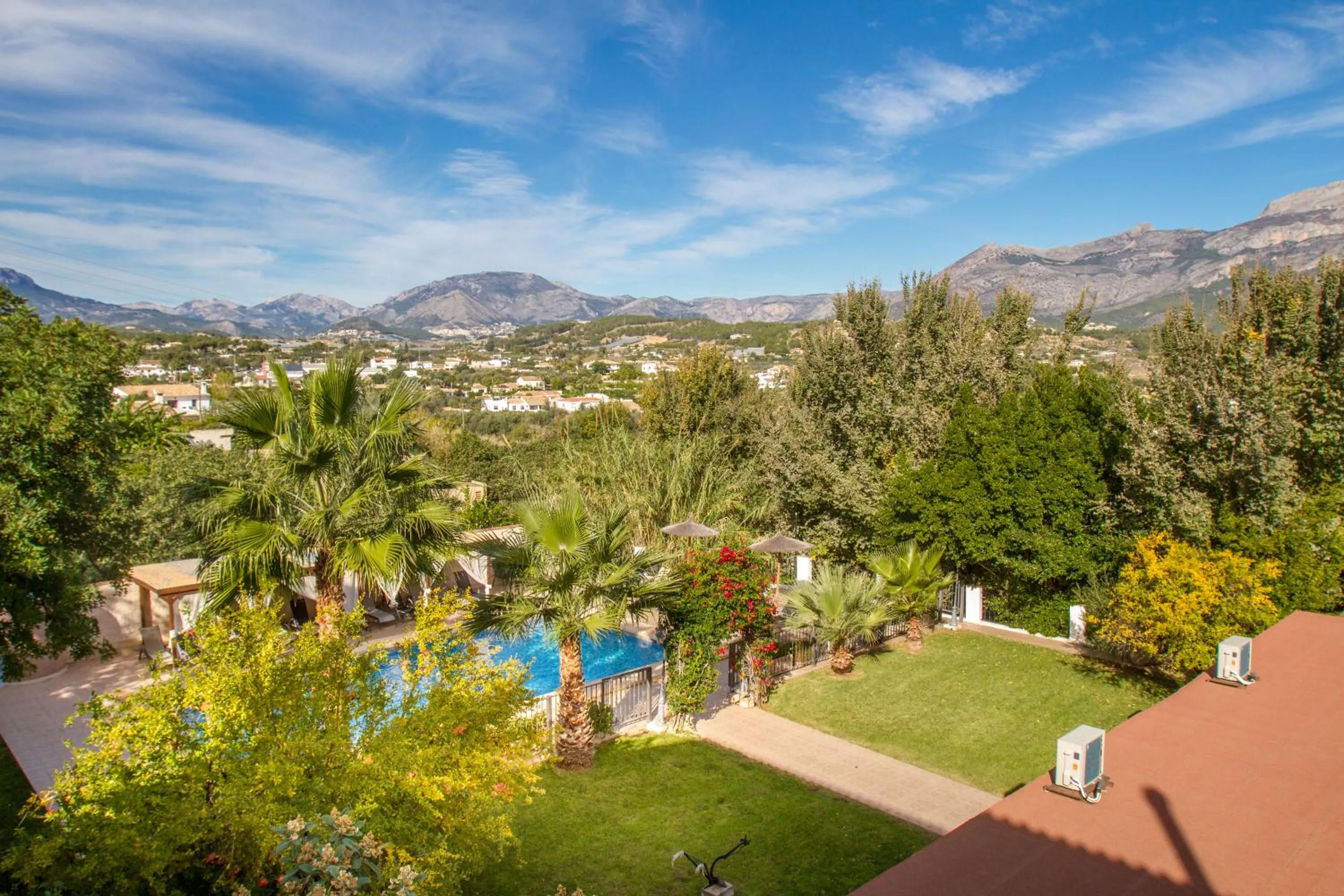 Garden view in Hotel Tossal d'Altea
