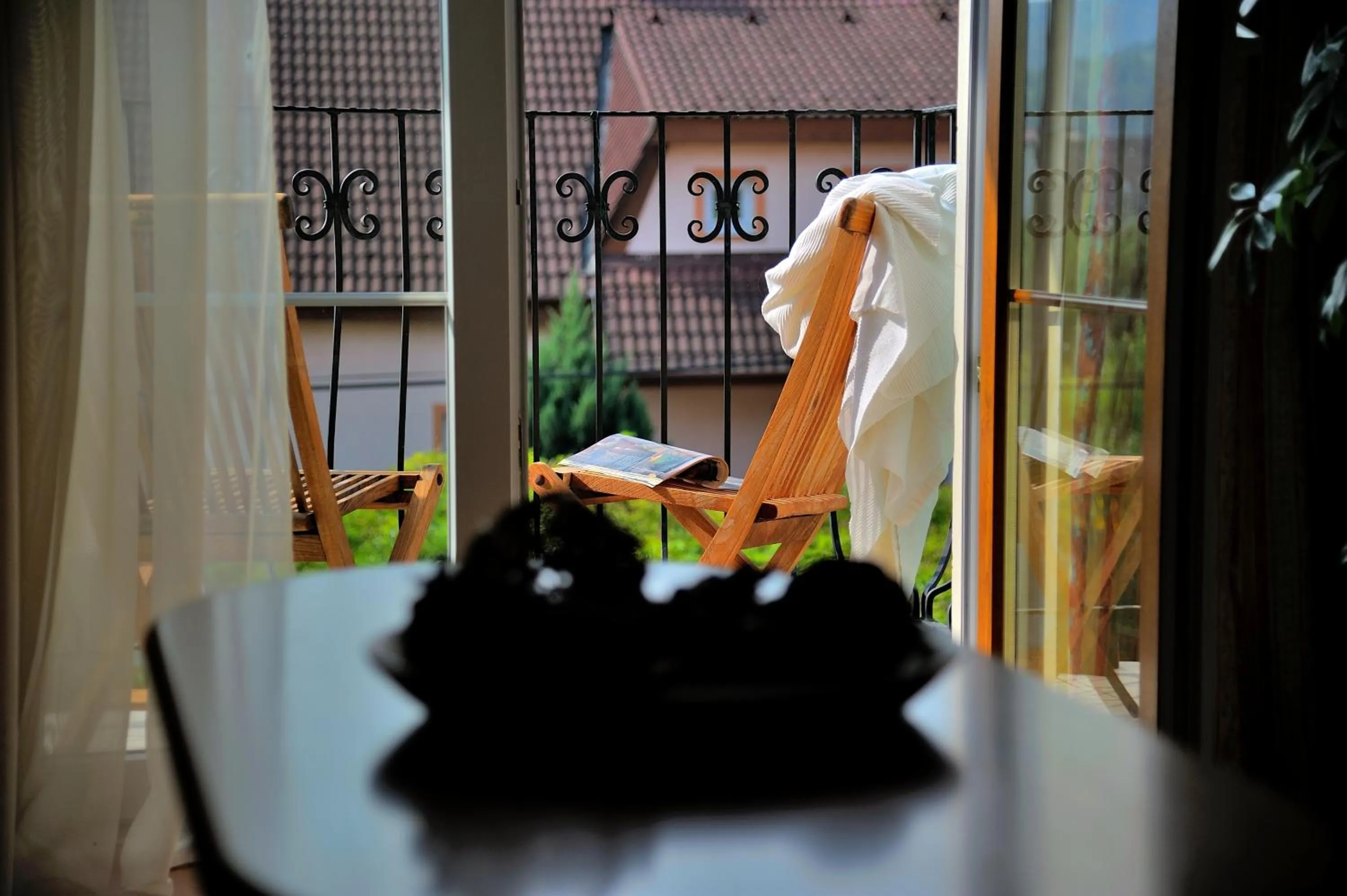 Balcony/Terrace in Penzion Tematin
