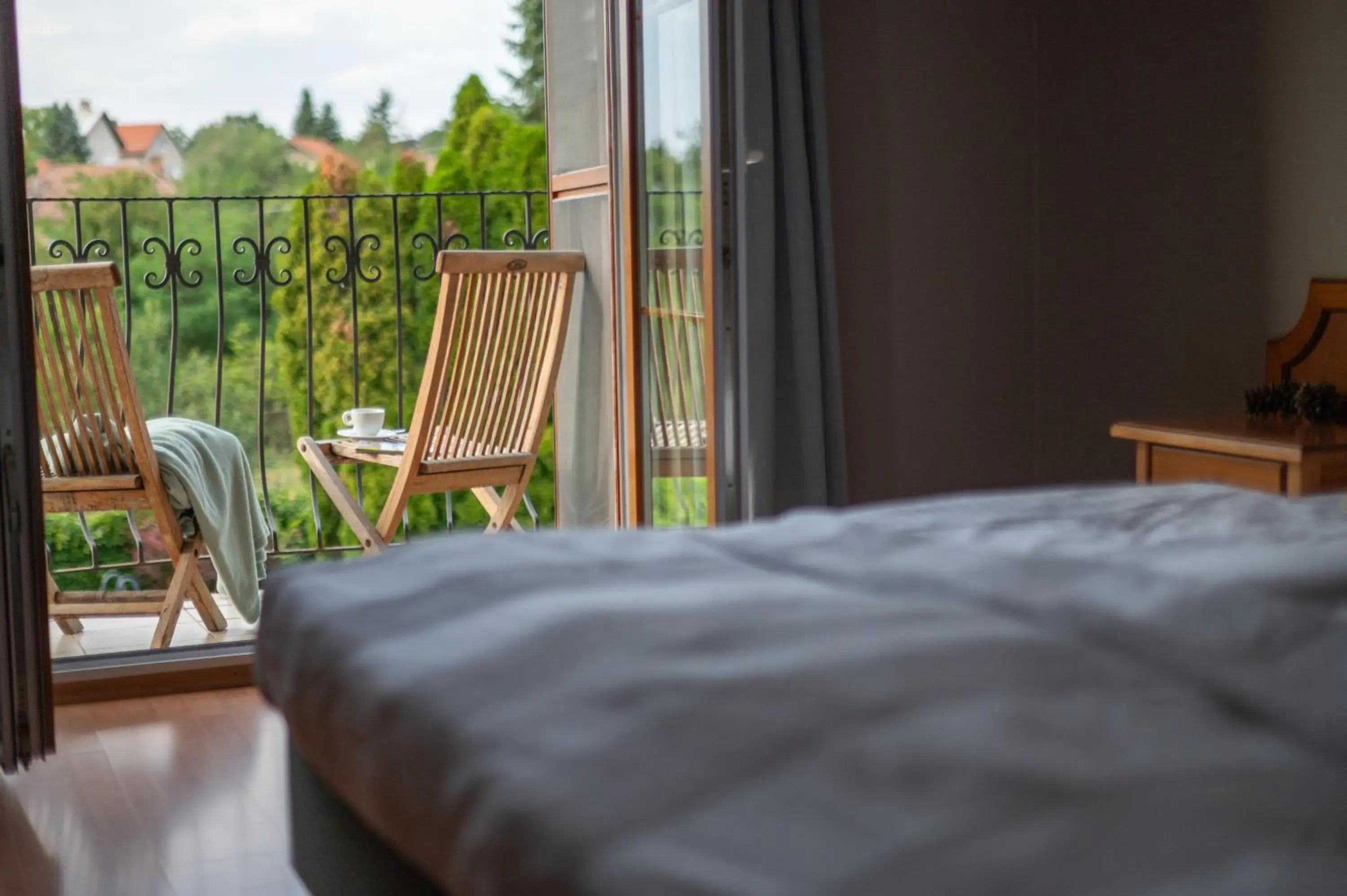 Double Room with Balcony - single occupancy in Penzion Tematin Double Room with Balcony - single occupancy in Penzion Tematin