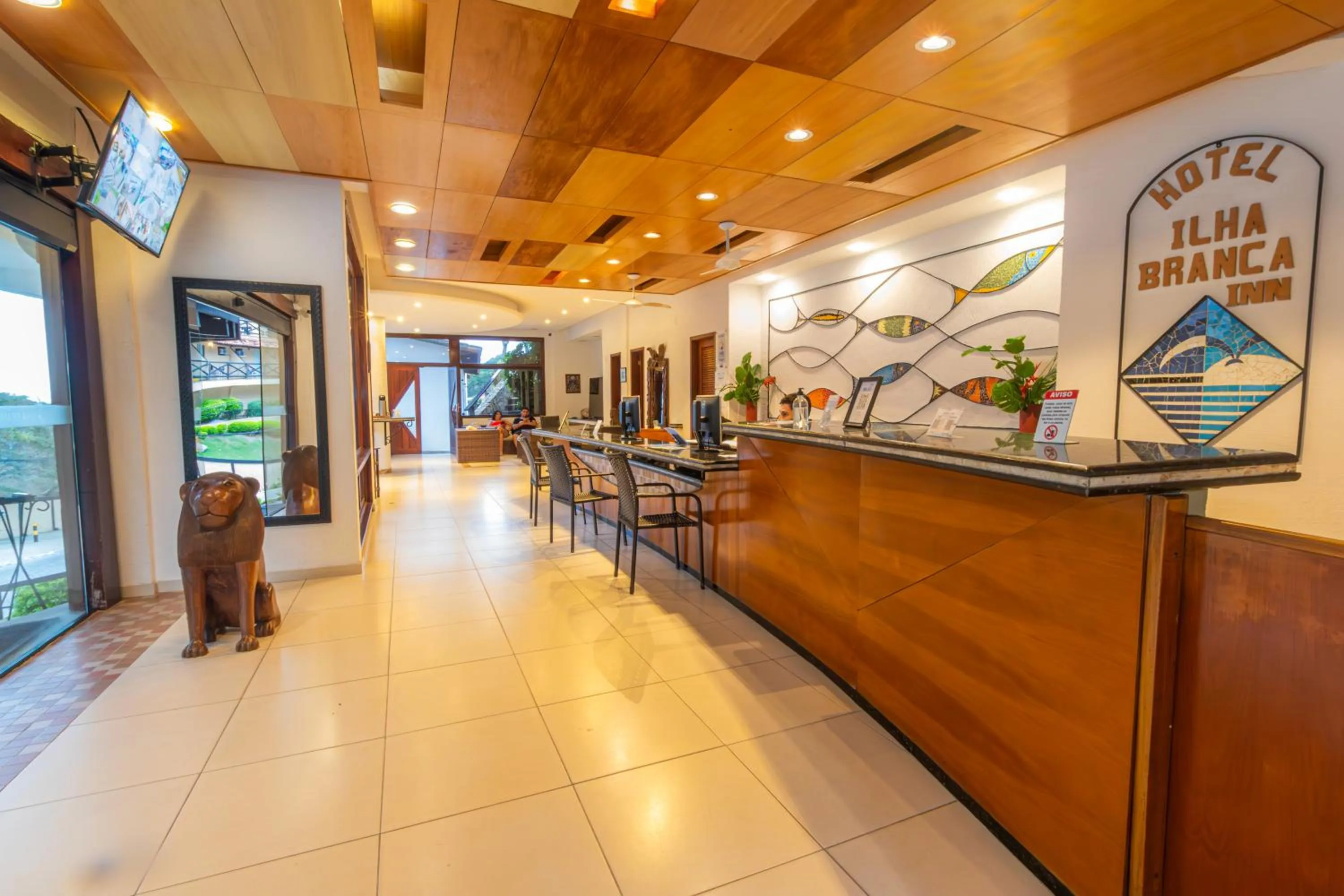 Lobby or reception in Hotel Ilha Branca Inn