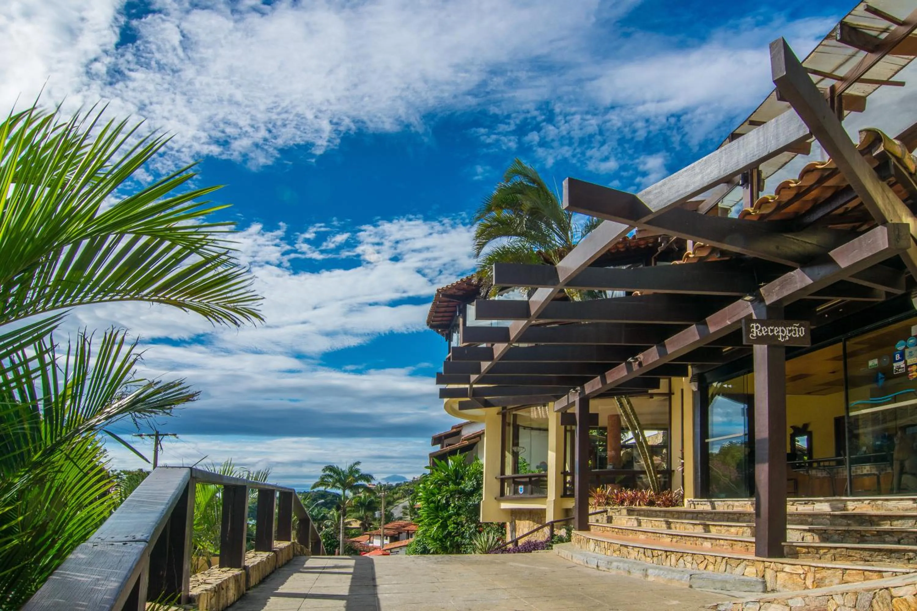Patio in Hotel Ilha Branca Inn
