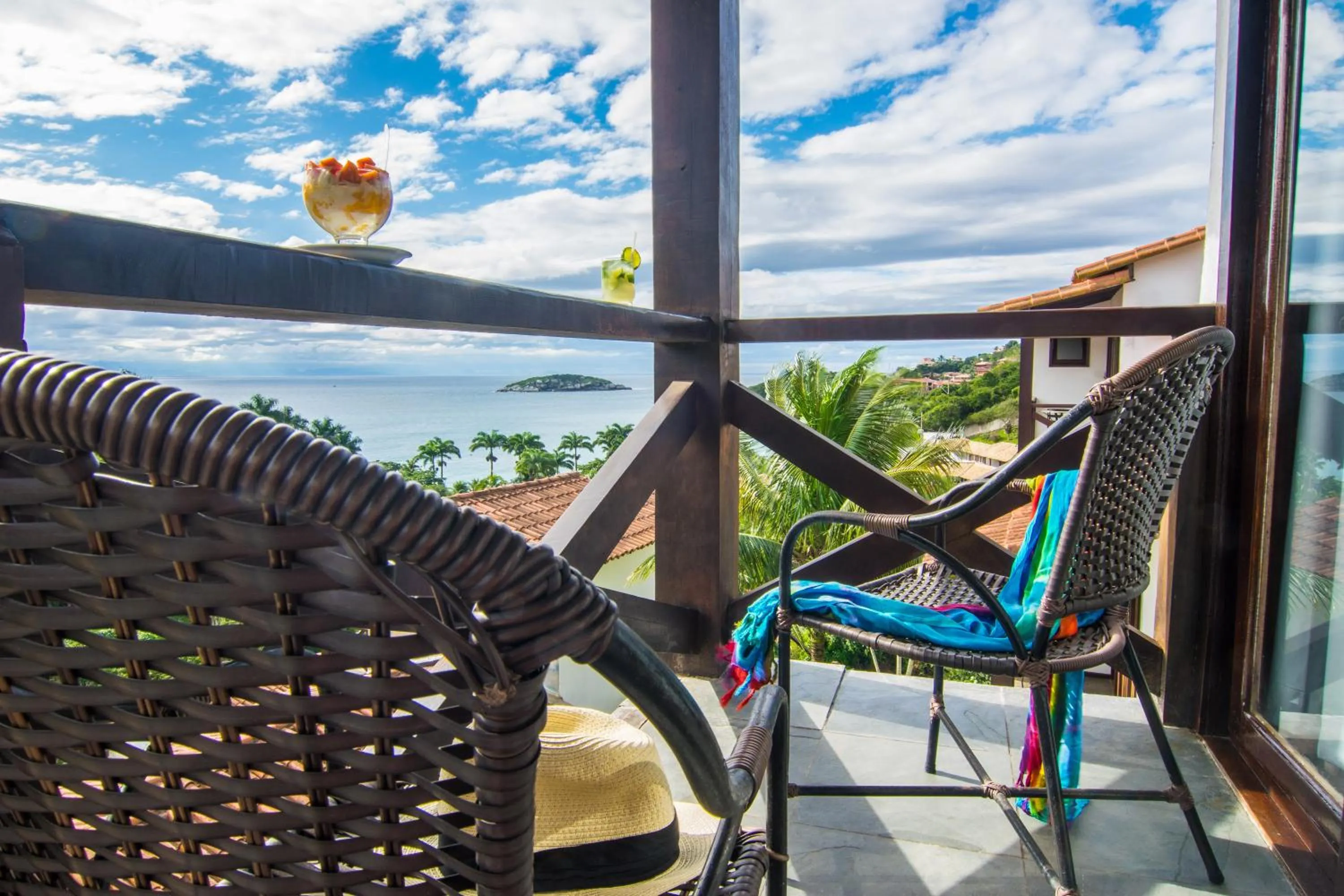Balcony/Terrace in Hotel Ilha Branca Inn
