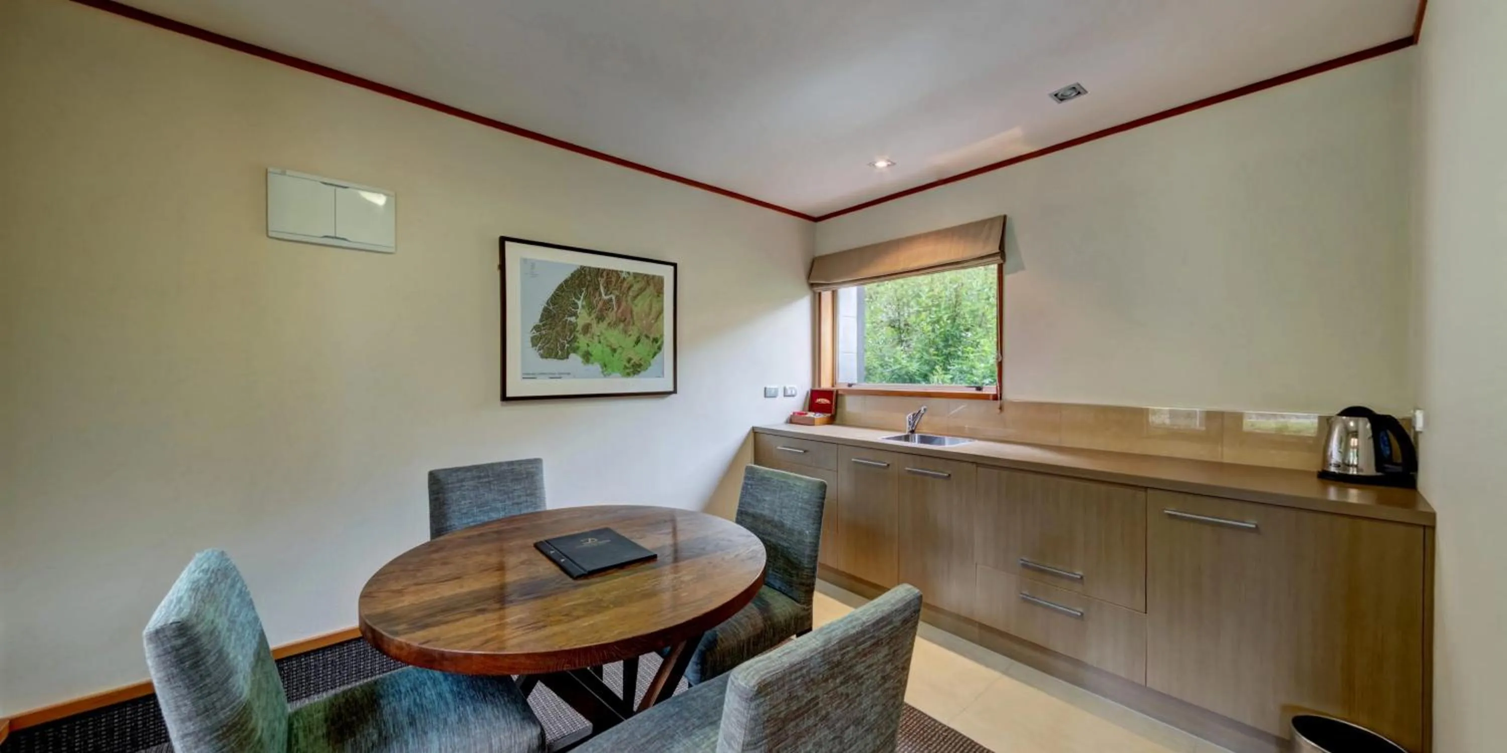 kitchen in Distinction Te Anau Hotel & Villas