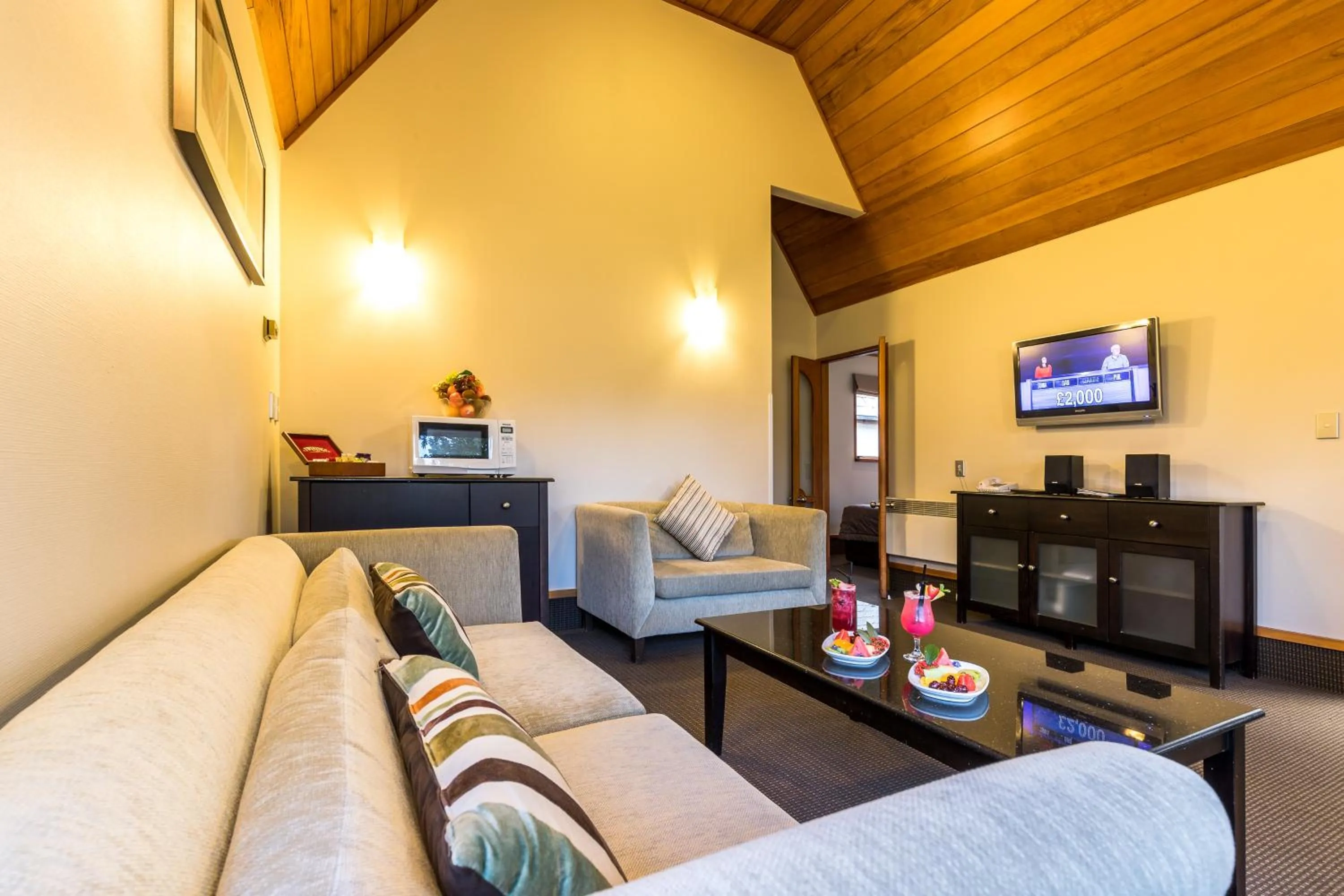 Living room in Distinction Te Anau Hotel & Villas
