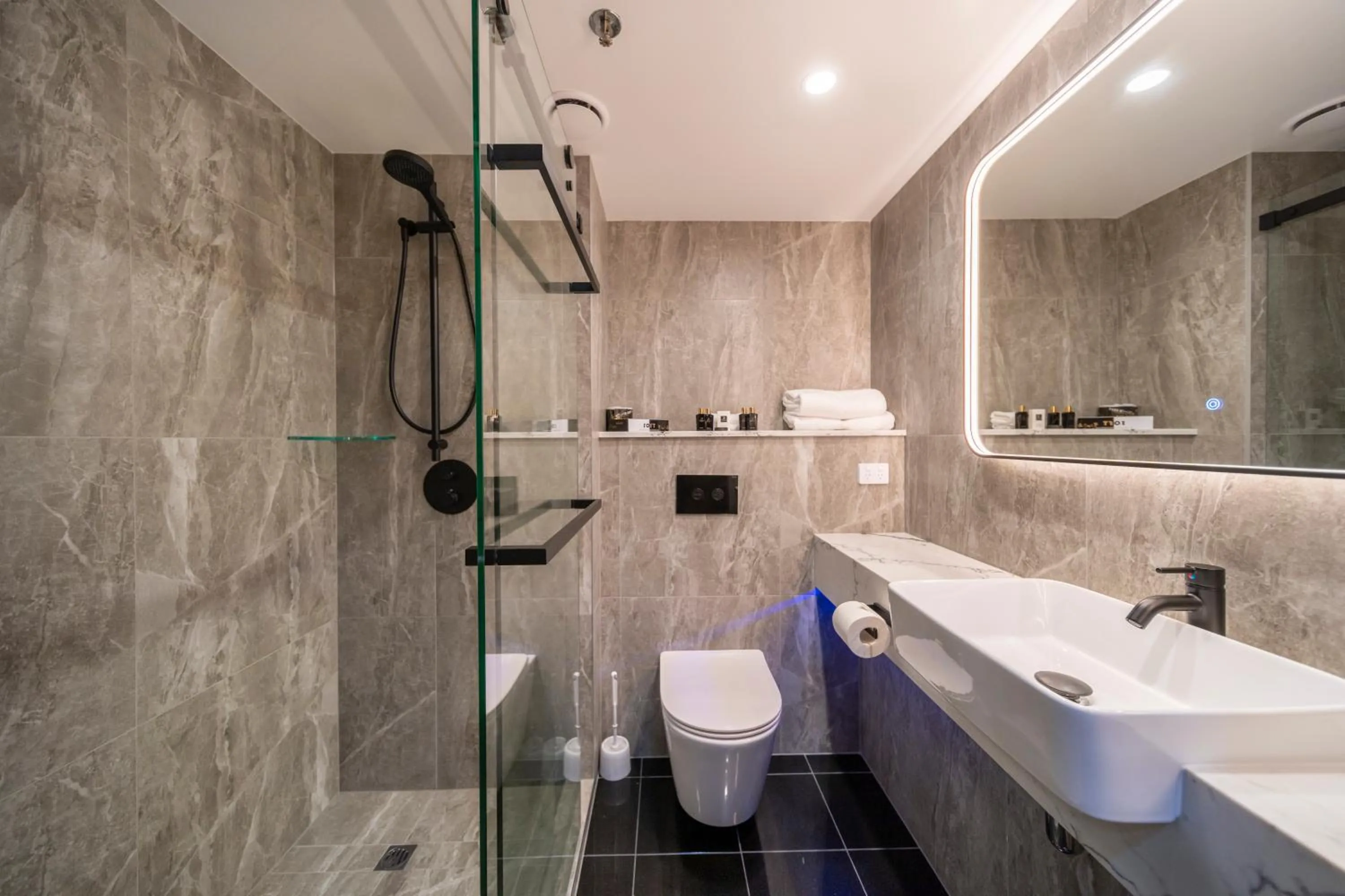 Bathroom in Distinction Te Anau Hotel & Villas