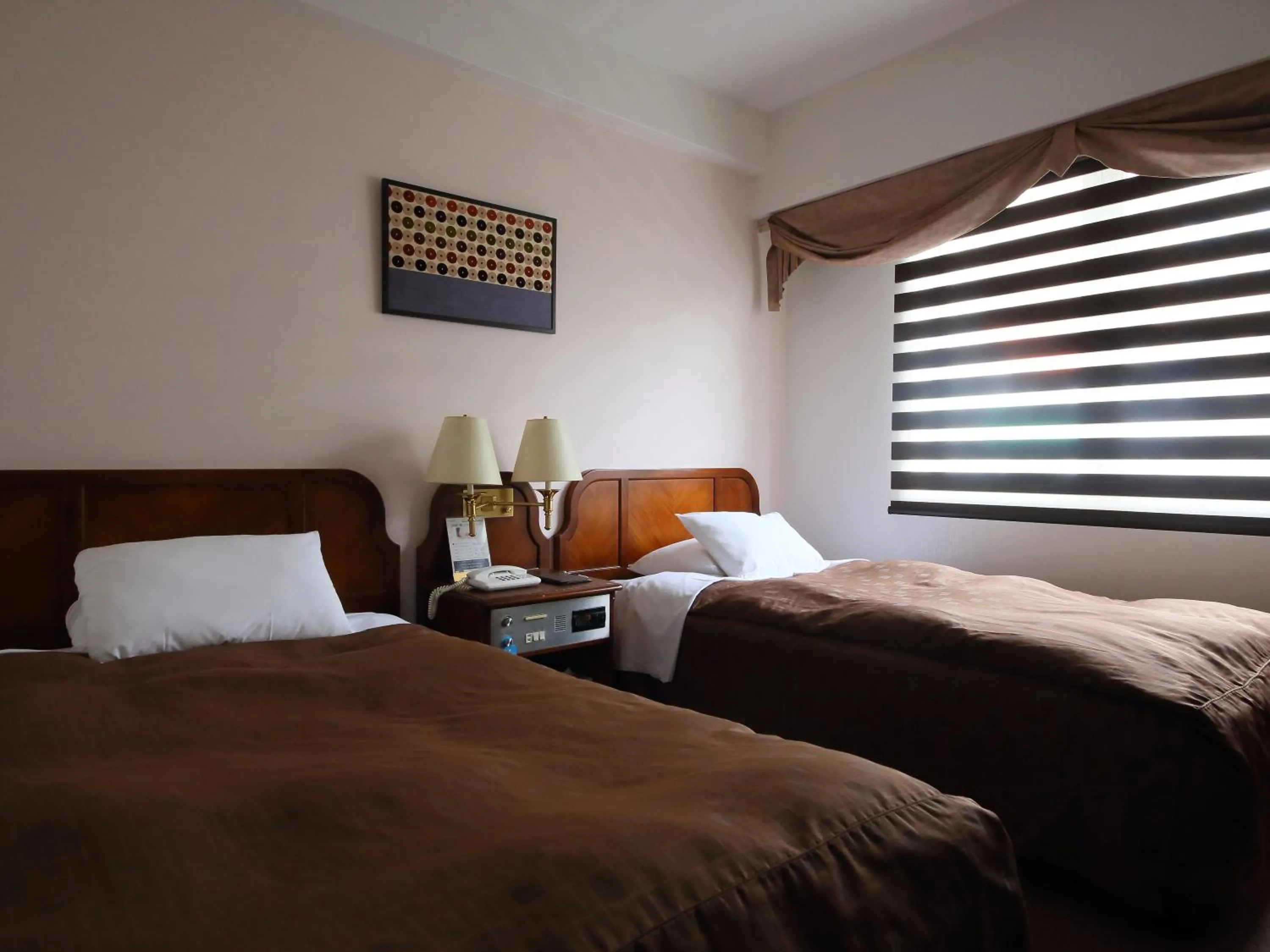 Photo of the whole room, Bed in Hotel Claiton Shin-Osaka