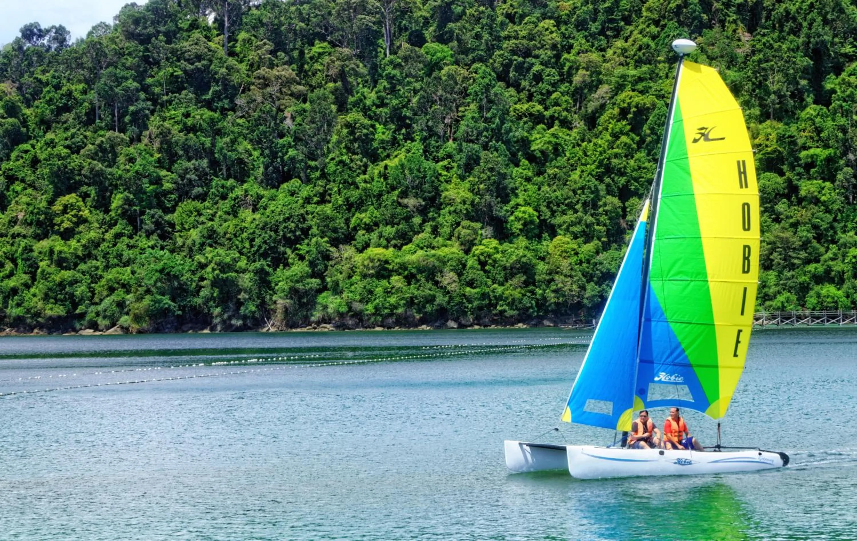 Windsurfing in Bunga Raya Island Resort & Spa