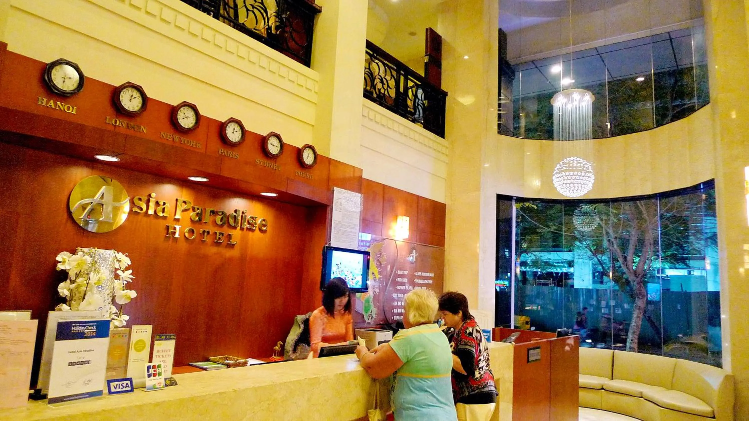 Lobby or reception in Asia Paradise Hotel