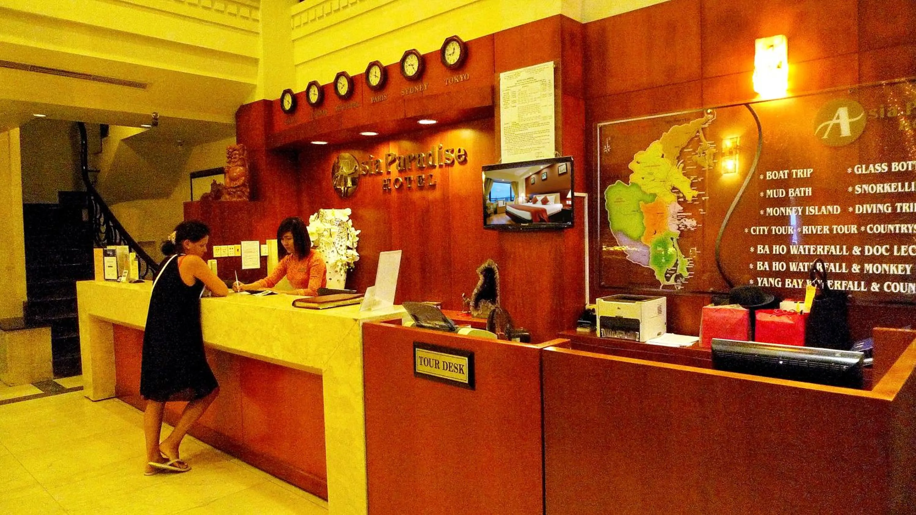 Lobby or reception in Asia Paradise Hotel