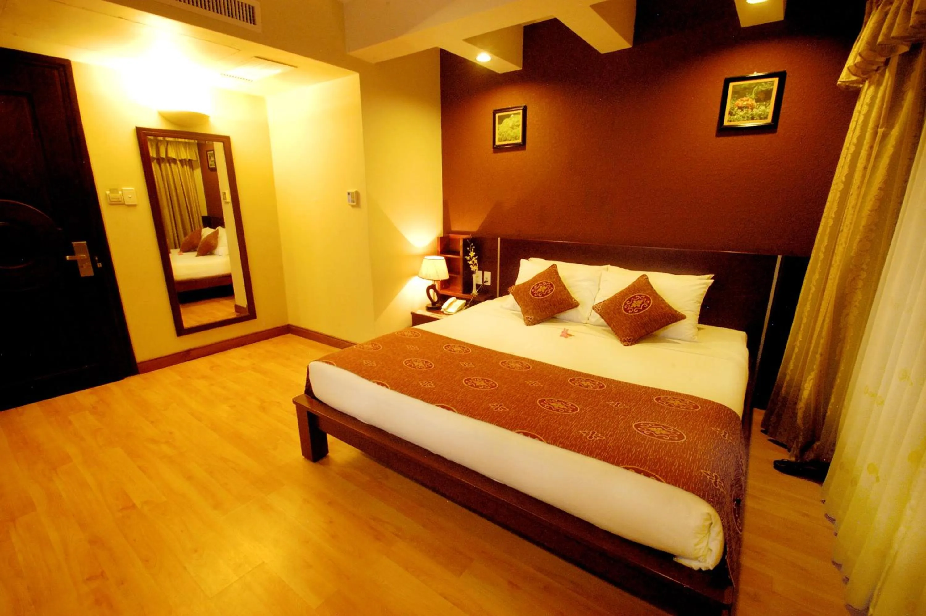 Bed in Asia Paradise Hotel