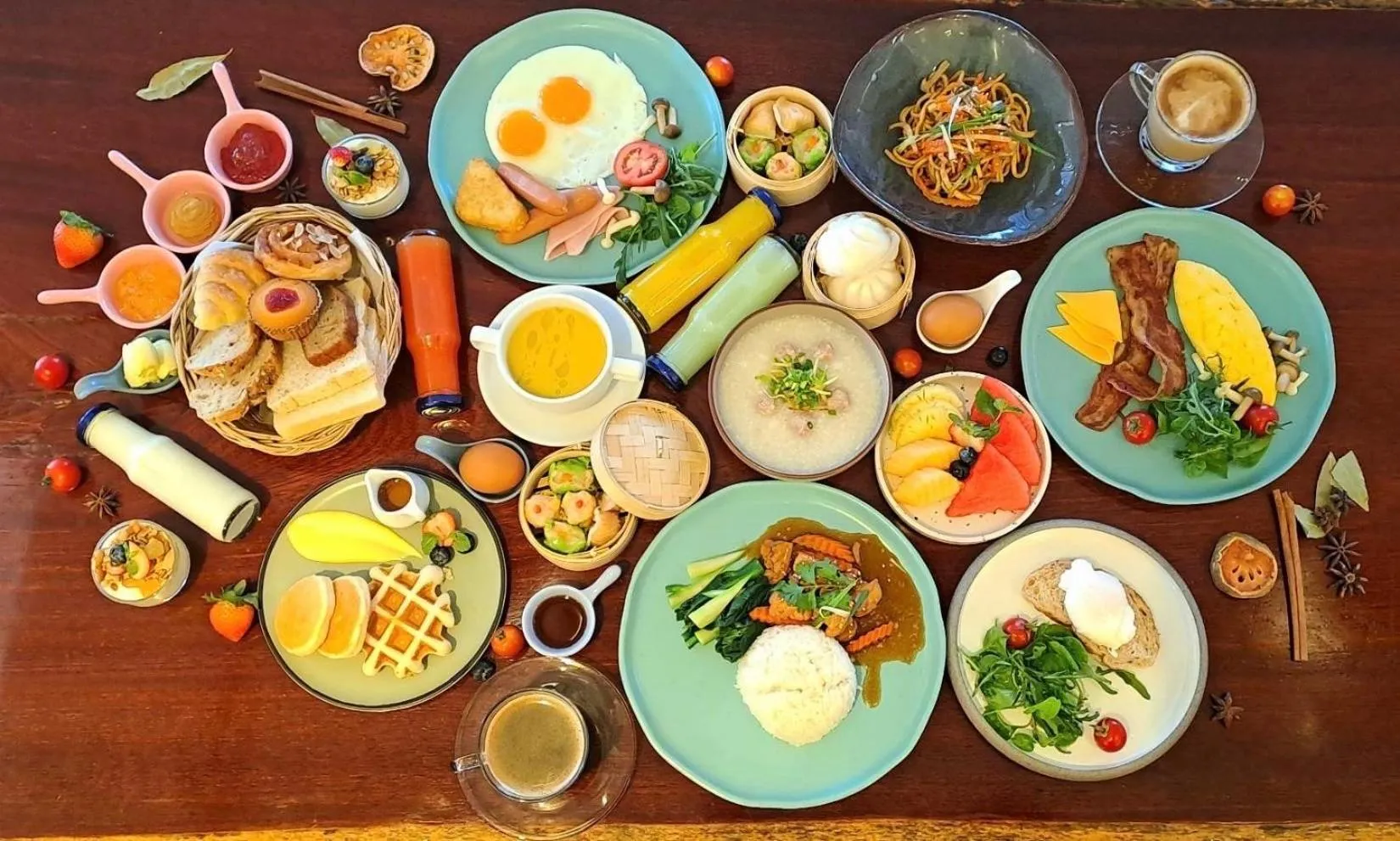 Breakfast in Bliston Suwan Park View