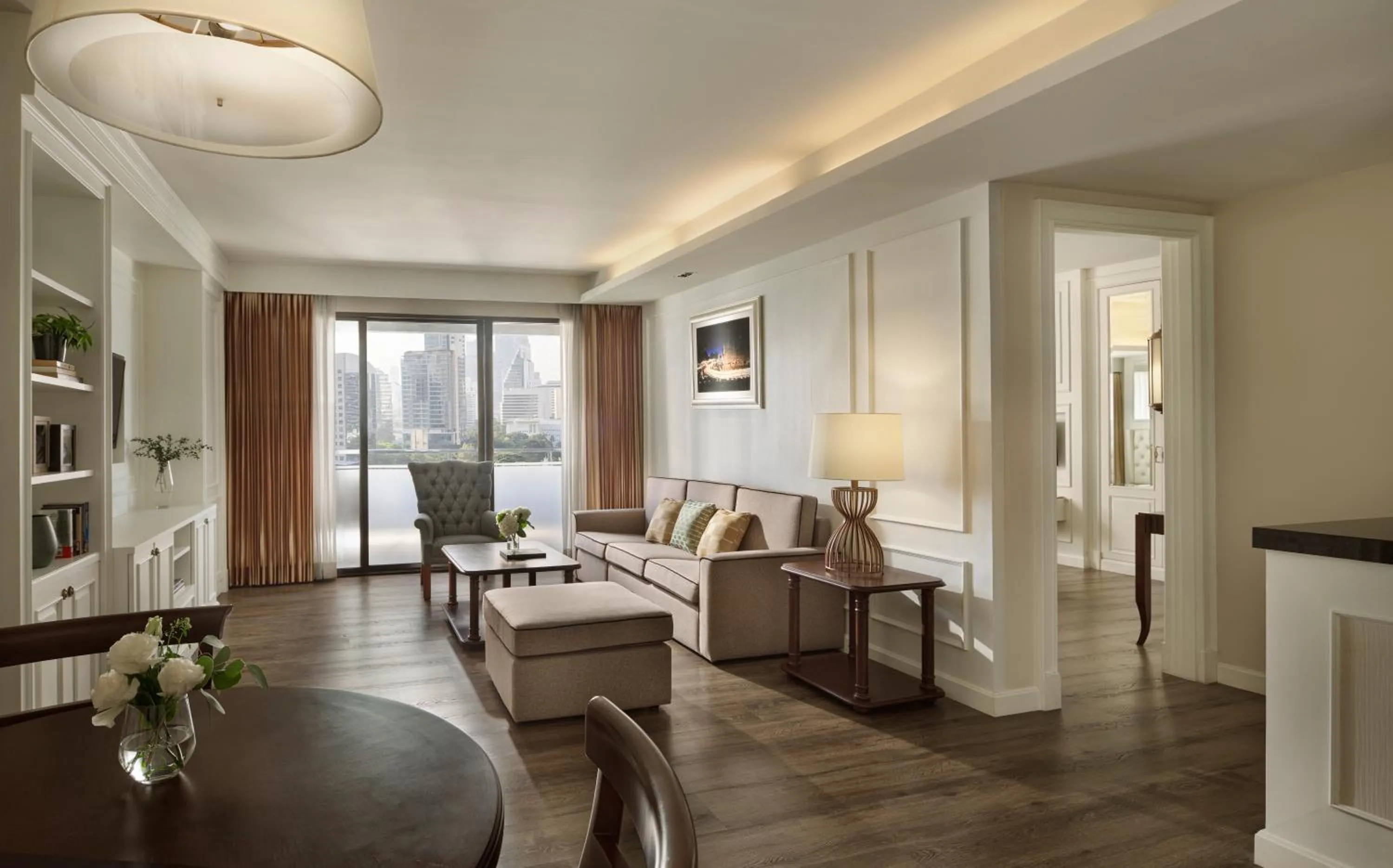 Living room in Bliston Suwan Park View