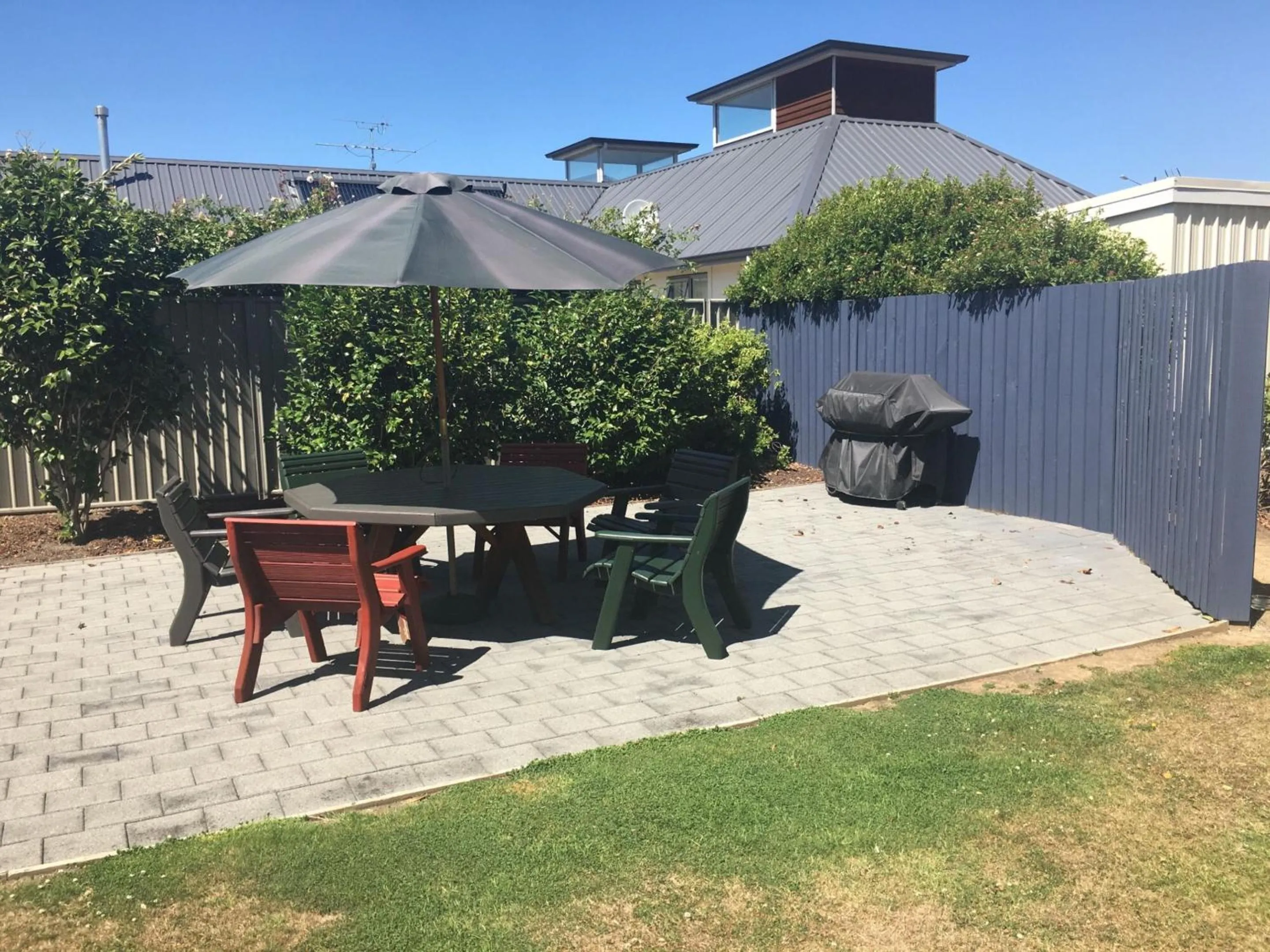 Balcony/Terrace in Bella Vista Motel Mosgiel