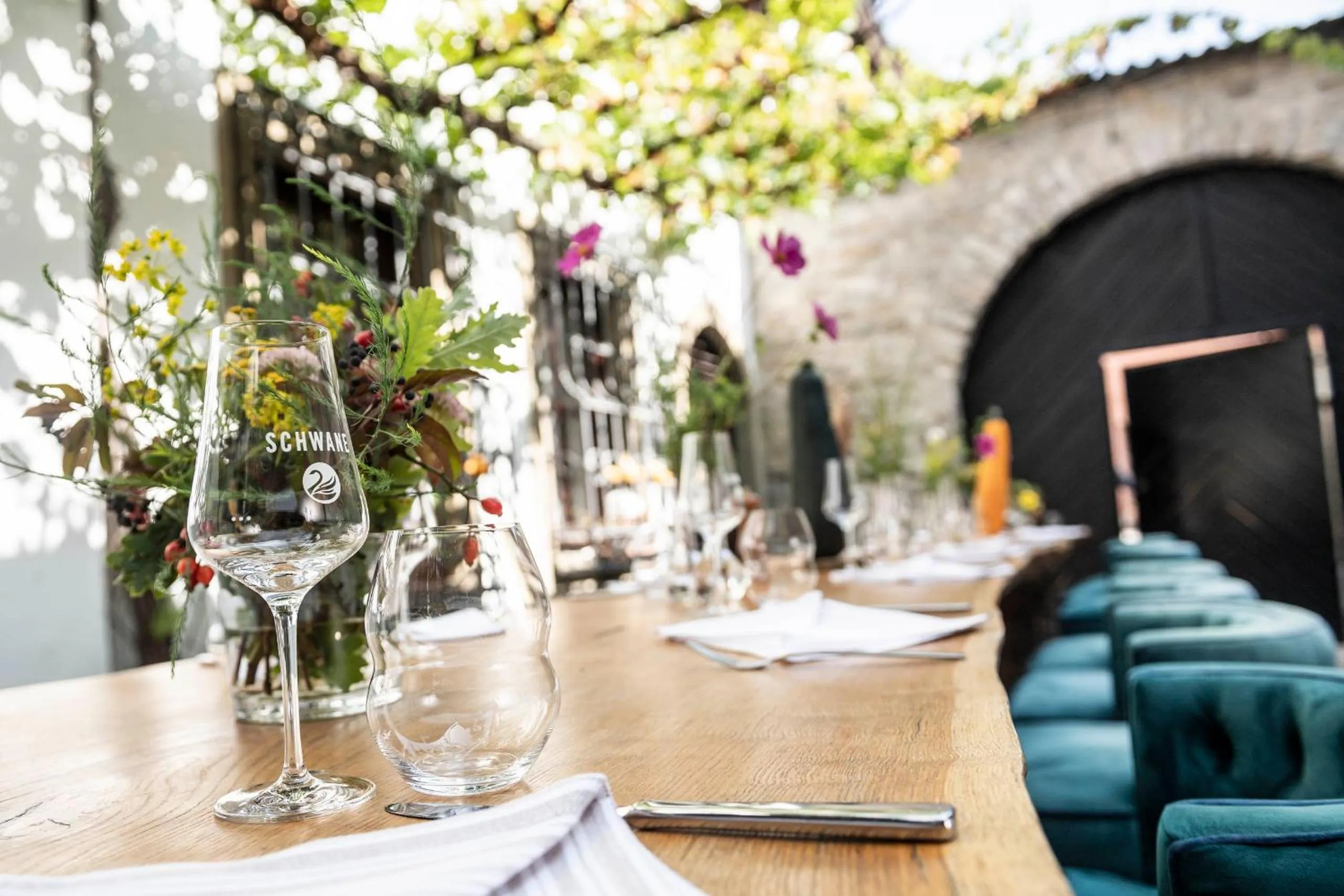 Restaurant/places to eat in Romantik Hotel Zur Schwane