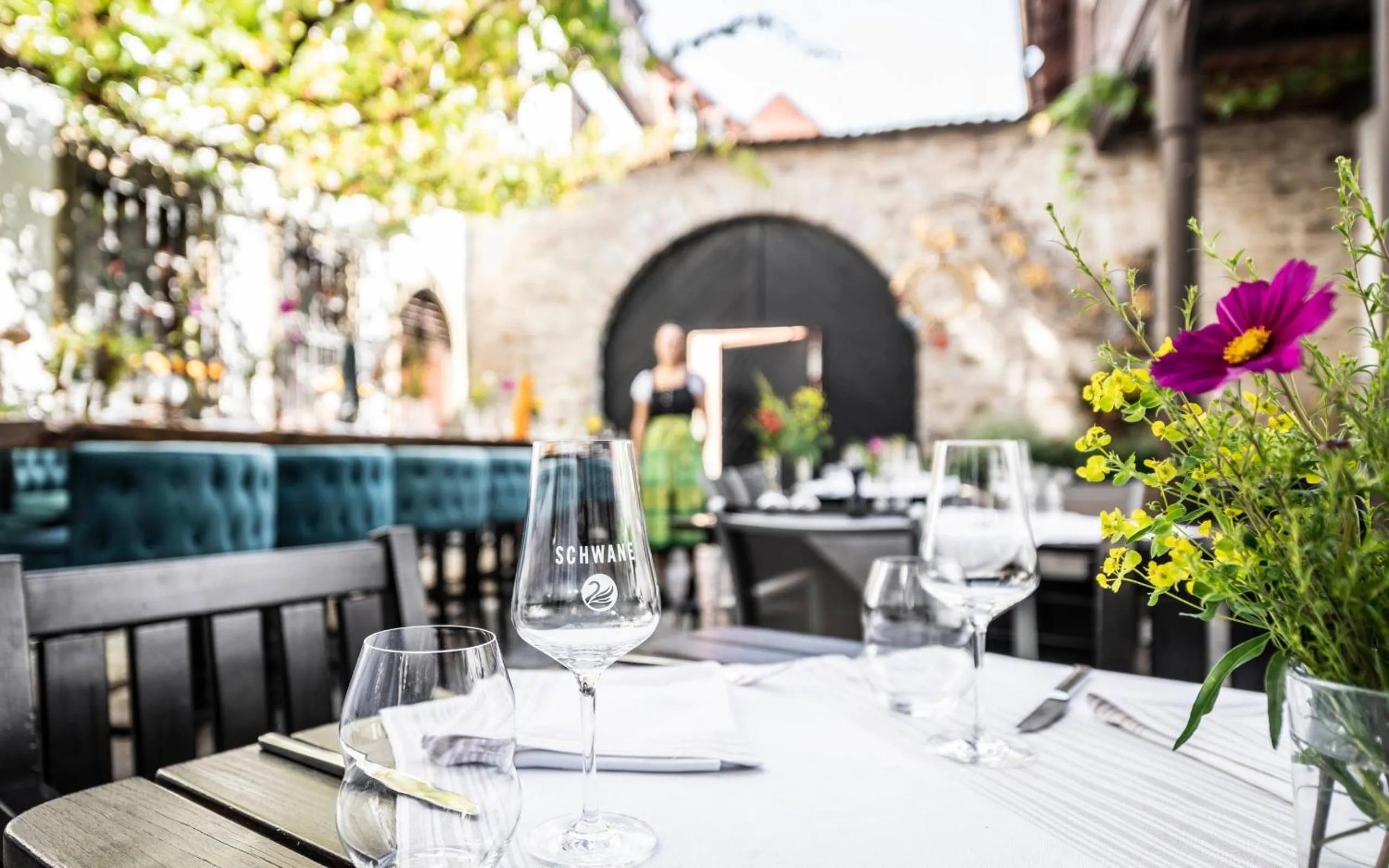 Restaurant/places to eat in Romantik Hotel Zur Schwane