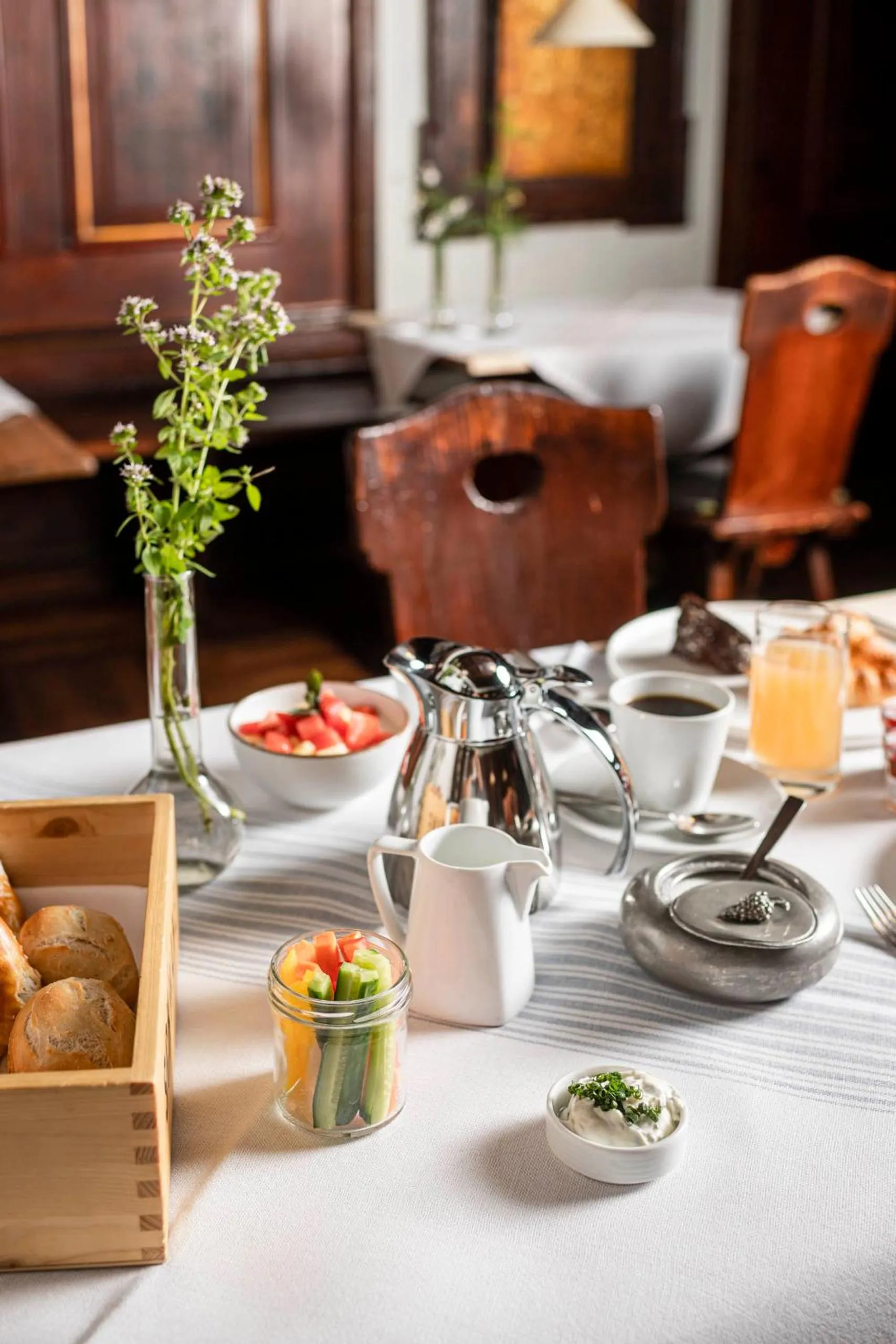 Breakfast in Romantik Hotel Zur Schwane