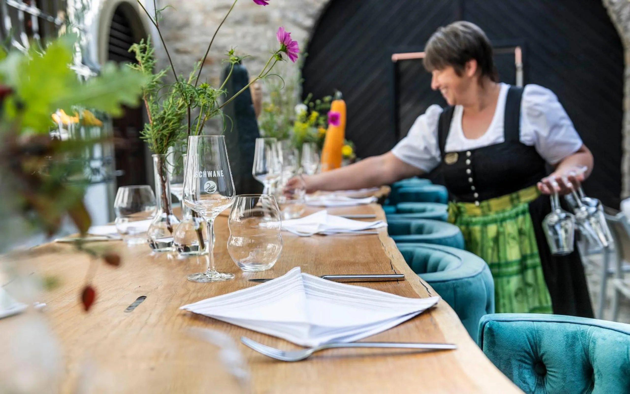 Restaurant/places to eat in Romantik Hotel Zur Schwane