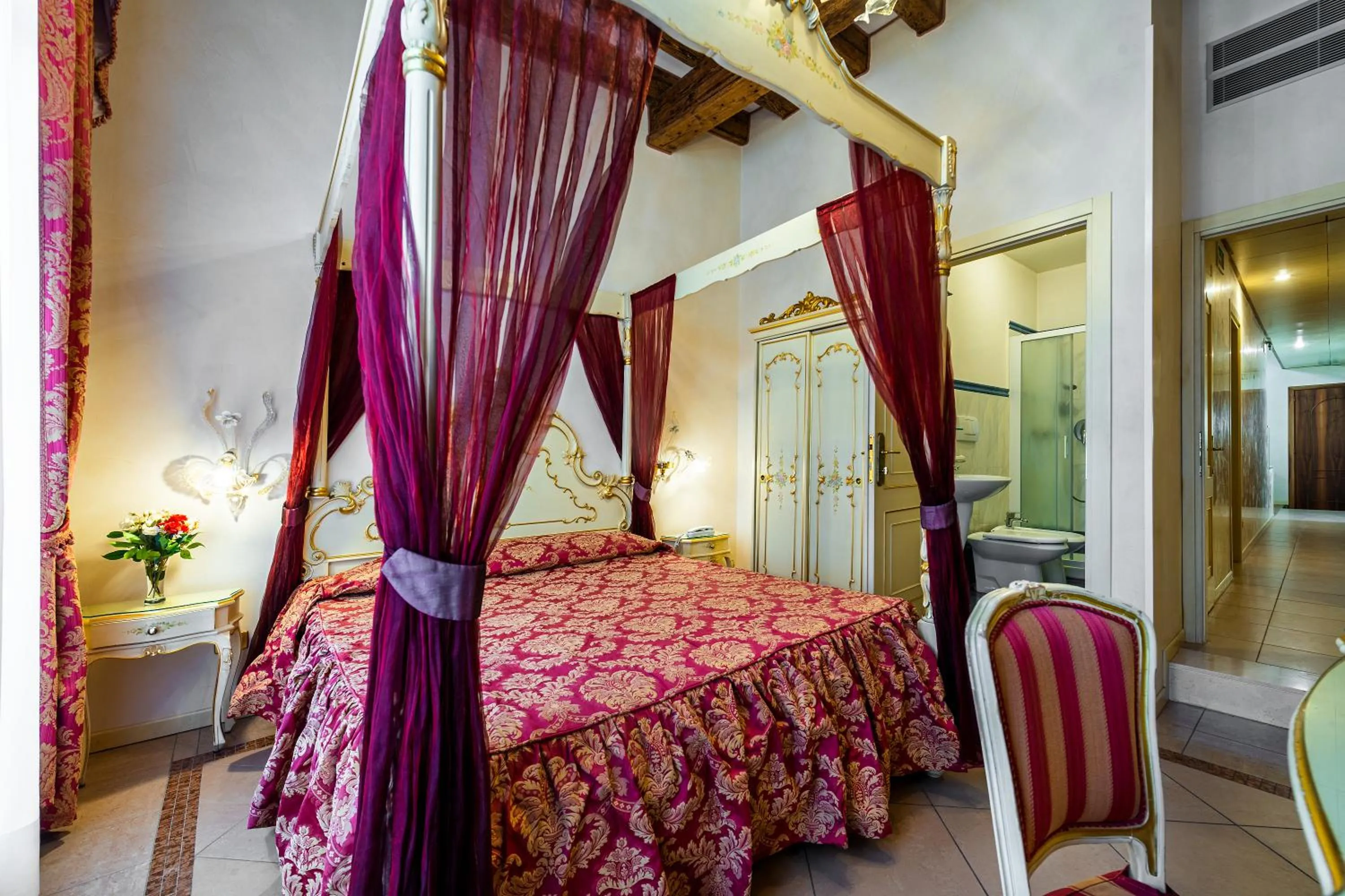 Bed in Hotel Al Vagon
