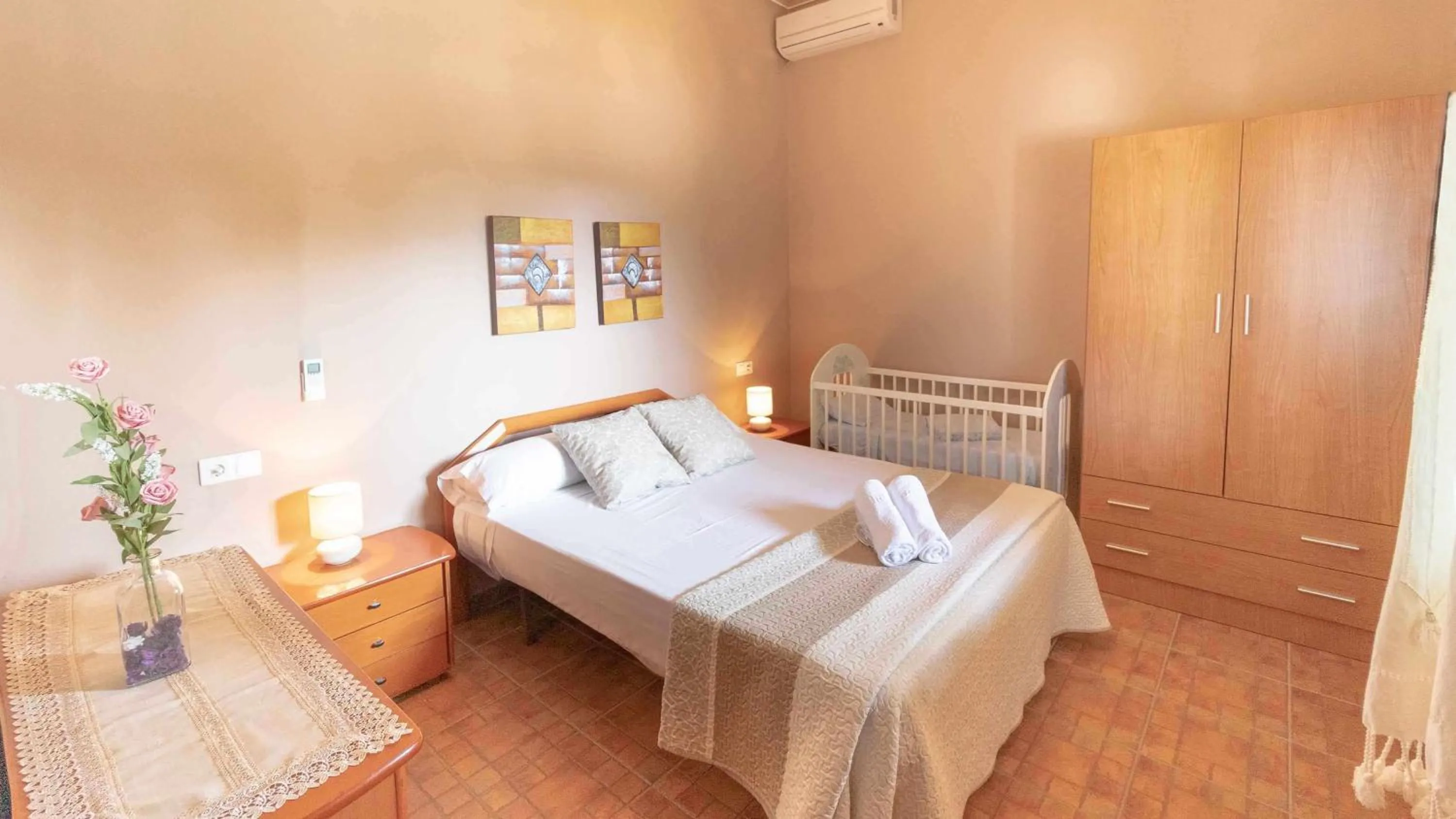 Bed in Casa Rural Villa Lucrecia