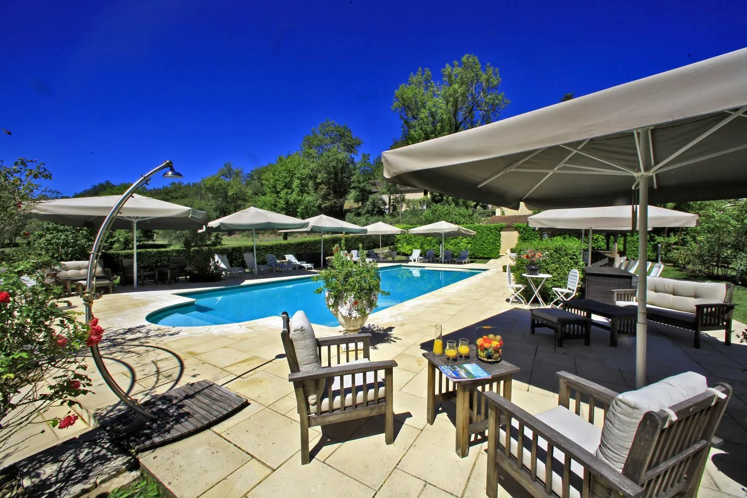 Swimming pool in Le Moulin de Mitou