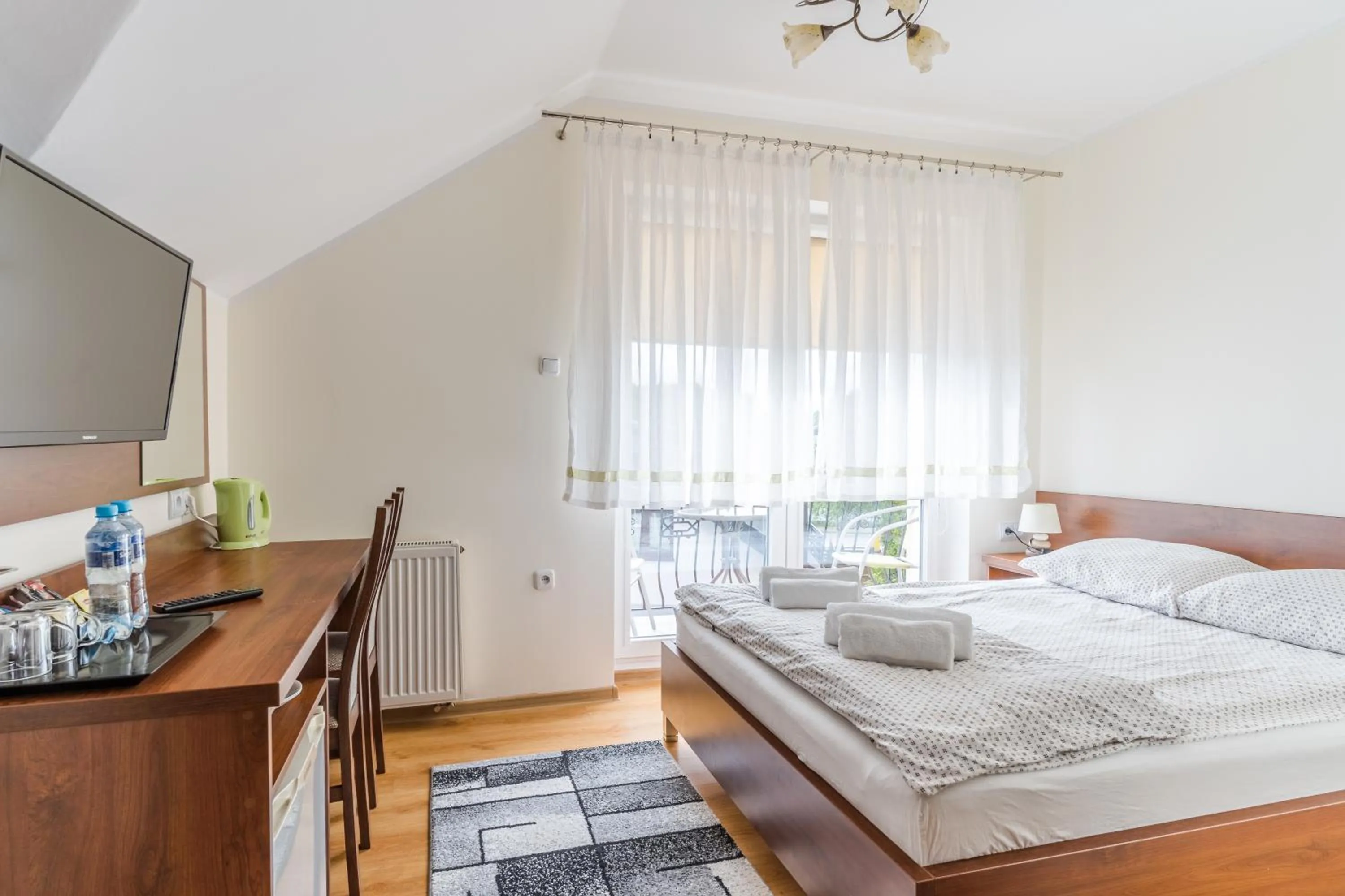 Bed in RAMZES-pokoje z balkonami,parking,Blisko do plaży Ustka