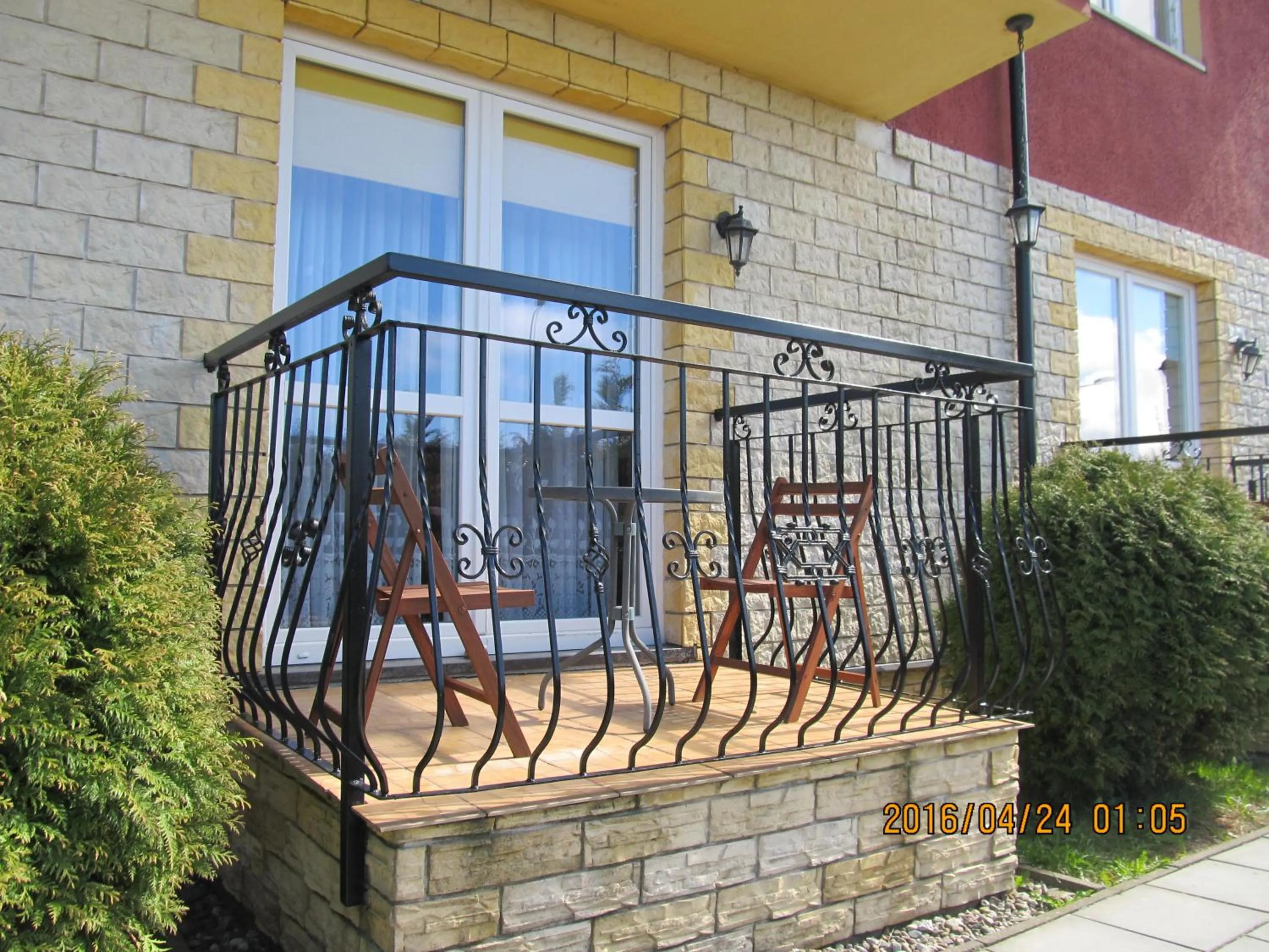 Balcony/Terrace in RAMZES-pokoje z balkonami,parking,Blisko do plaży Ustka