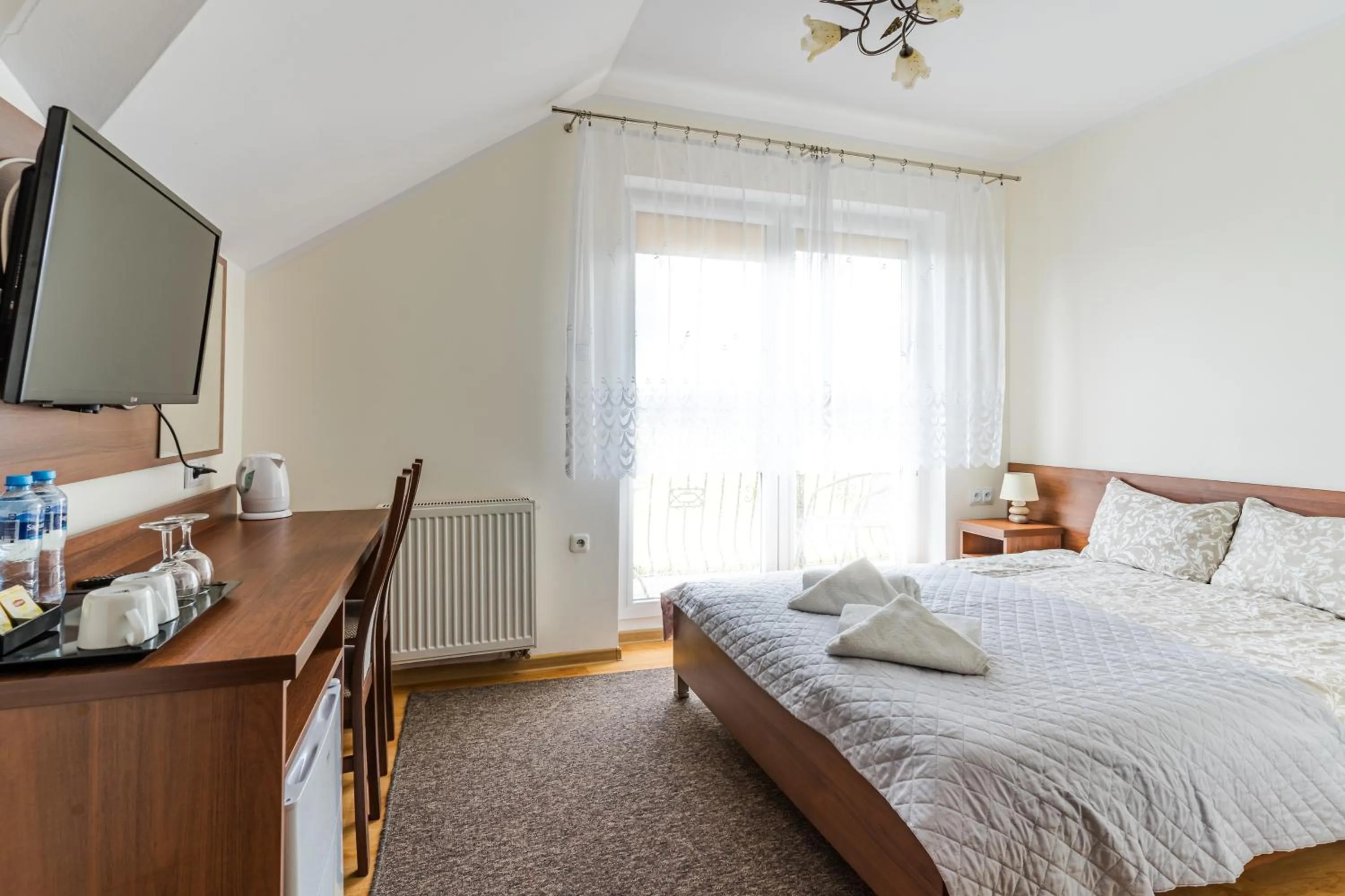 Bed in RAMZES-pokoje z balkonami,parking,Blisko do plaży Ustka