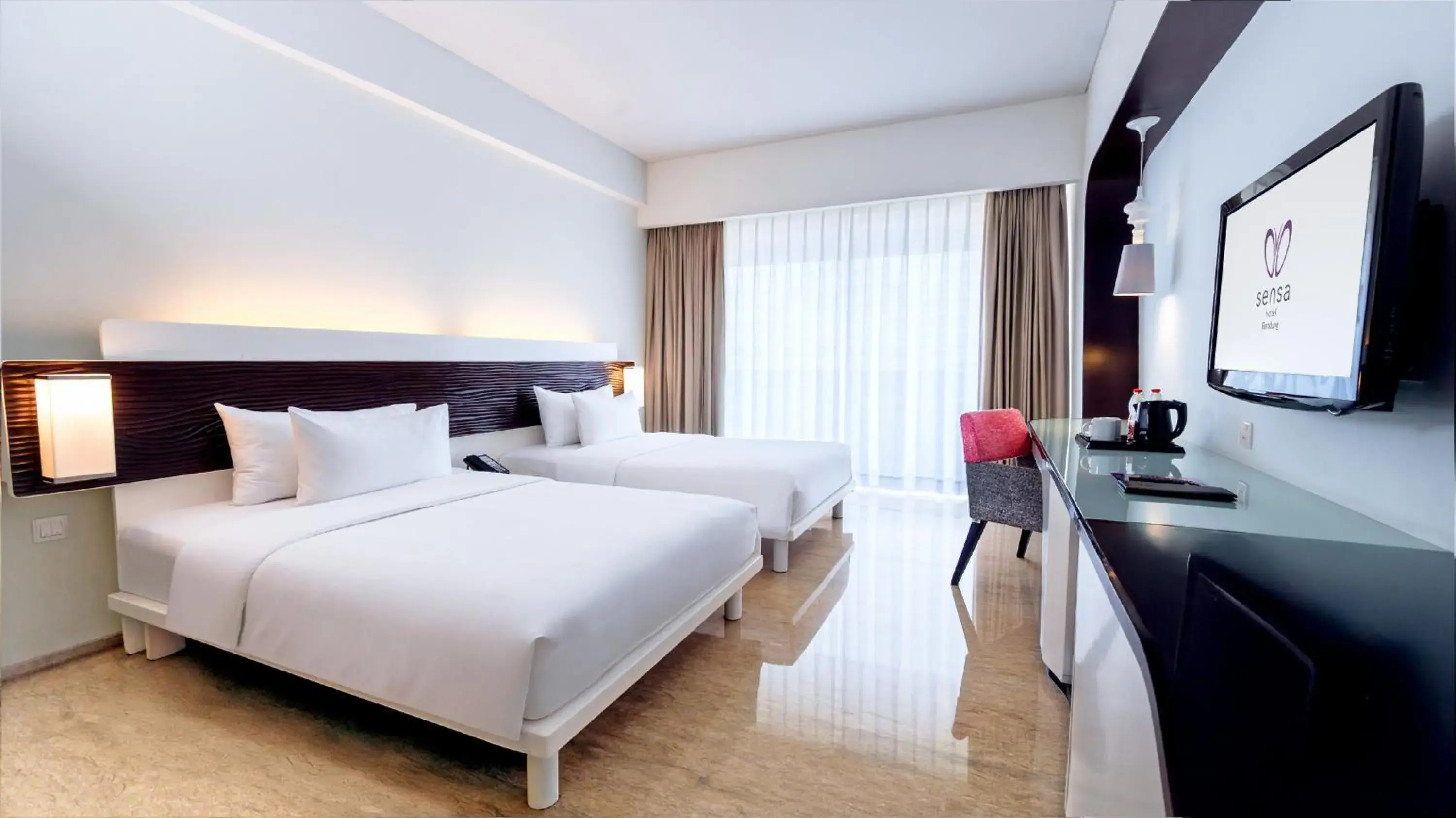 Superior Twin Room in Sensa Hotel Bandung Superior Twin Room in Sensa Hotel Bandung